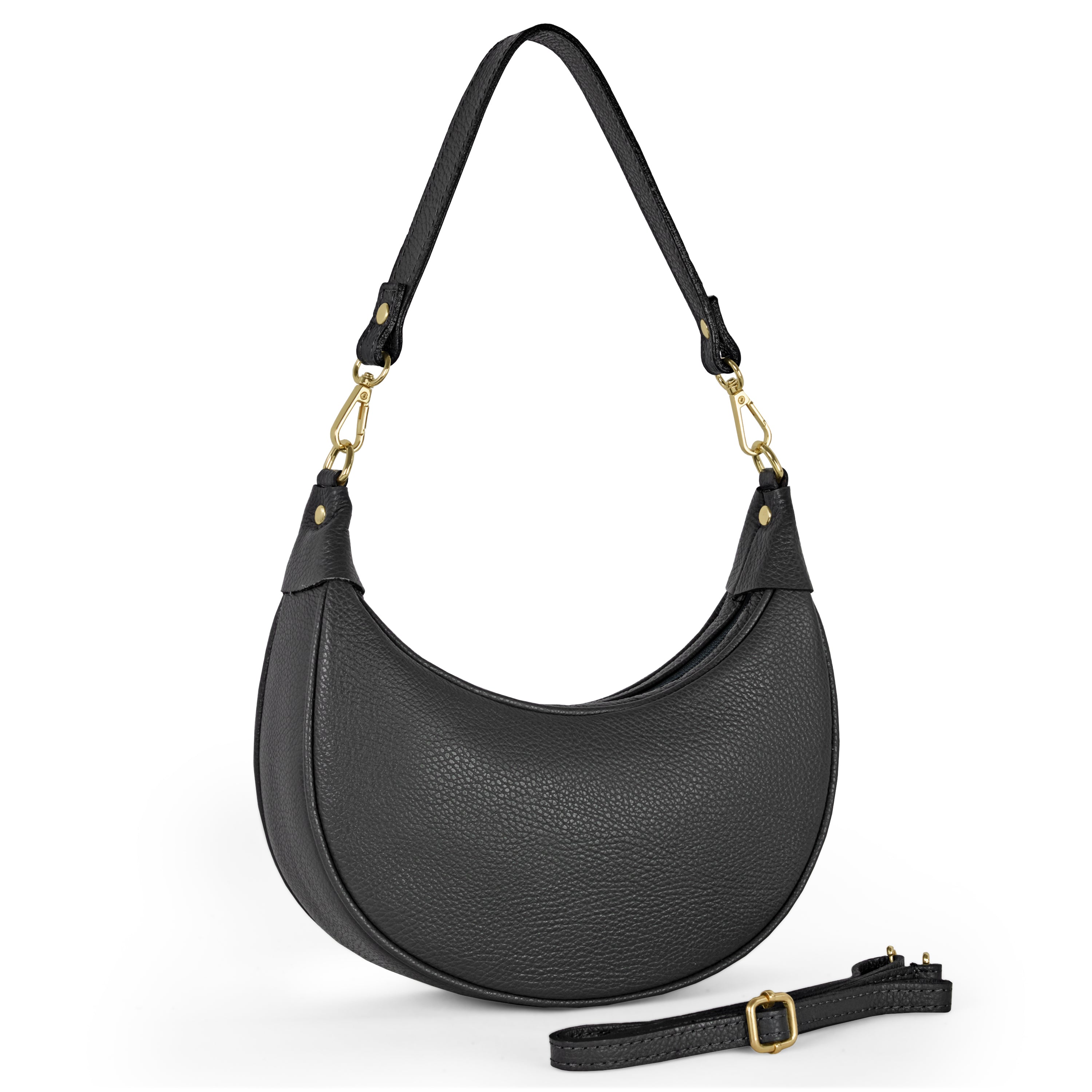 Italian Genuine Calf Leather Shoulder Bag 222024
