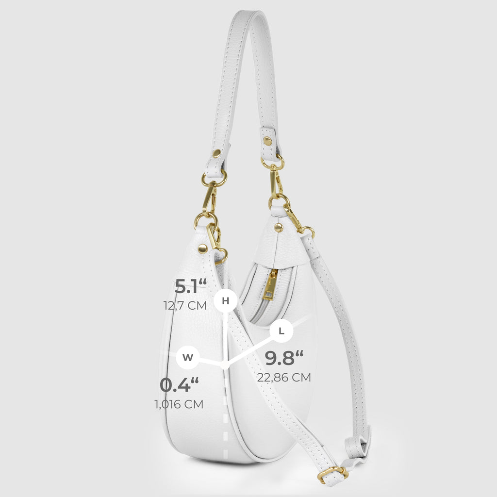 Italian Genuine Calf Leather Shoulder Bag 222024
