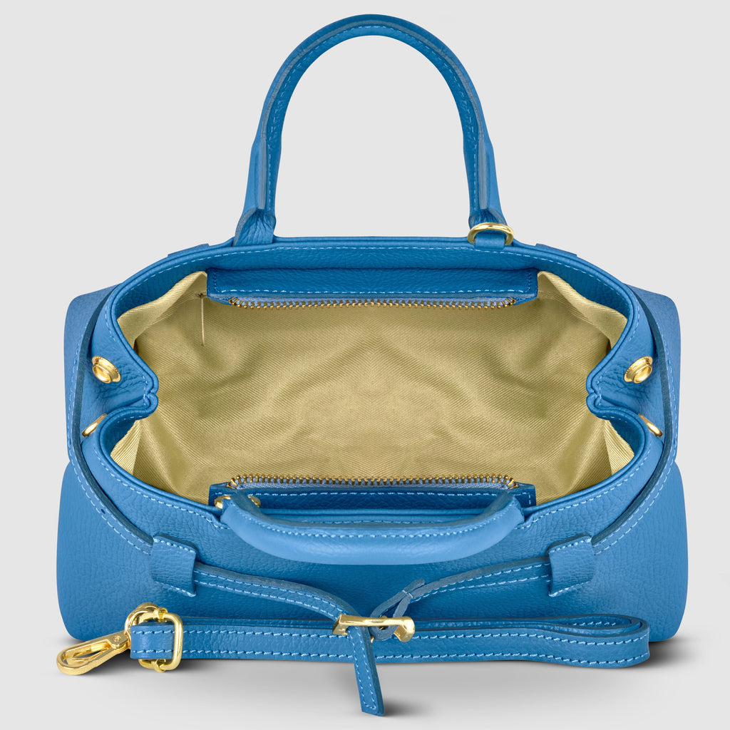 Italian Genuine Calf Leather Top-Handle Bag 252352