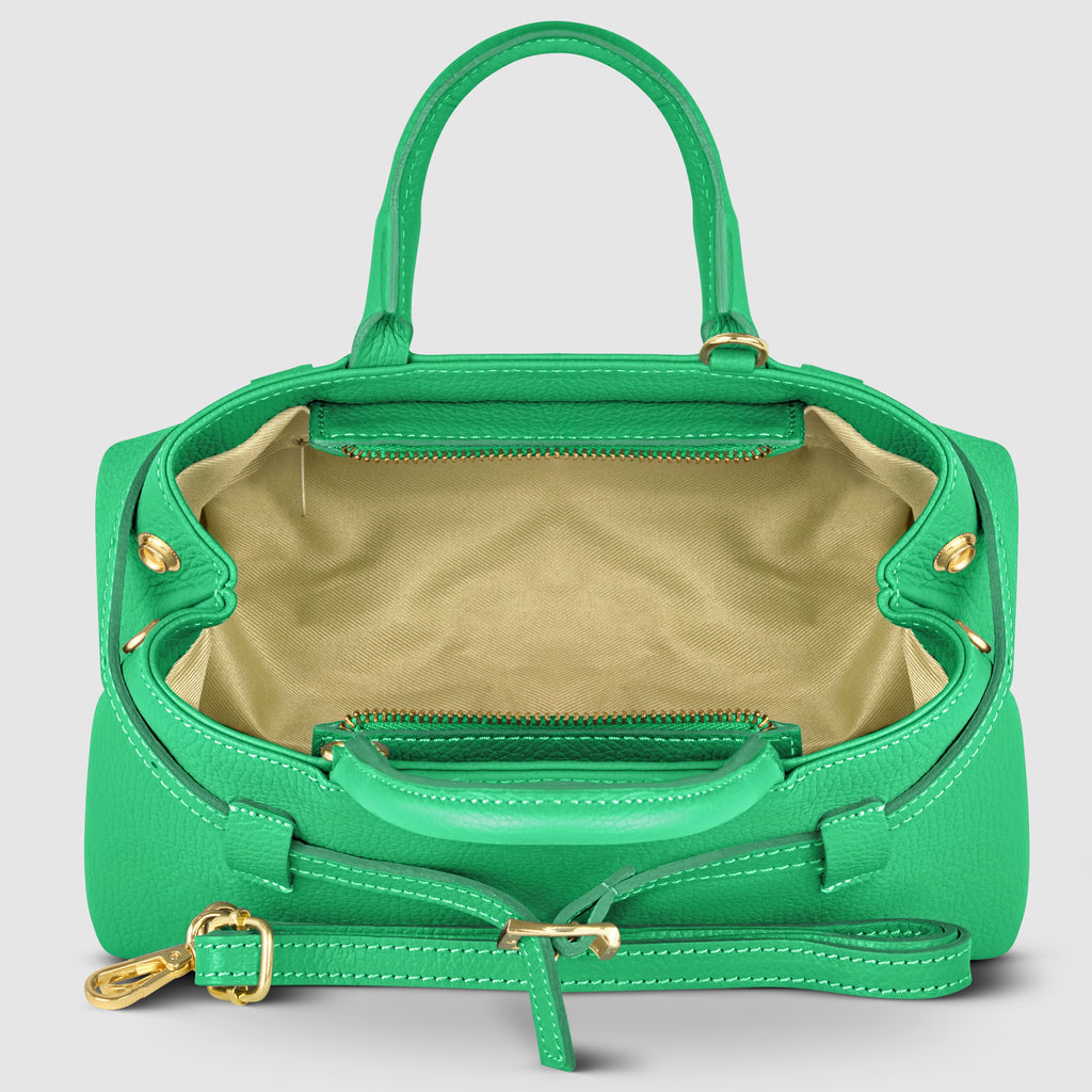 Italian Genuine Calf Leather Top-Handle Bag 252352