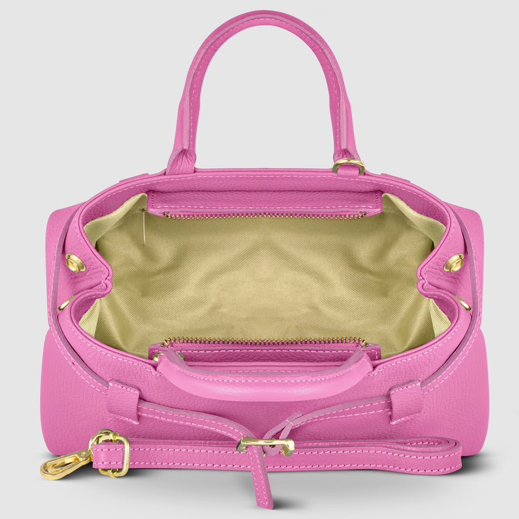 Italian Genuine Calf Leather Top-Handle Bag 252352