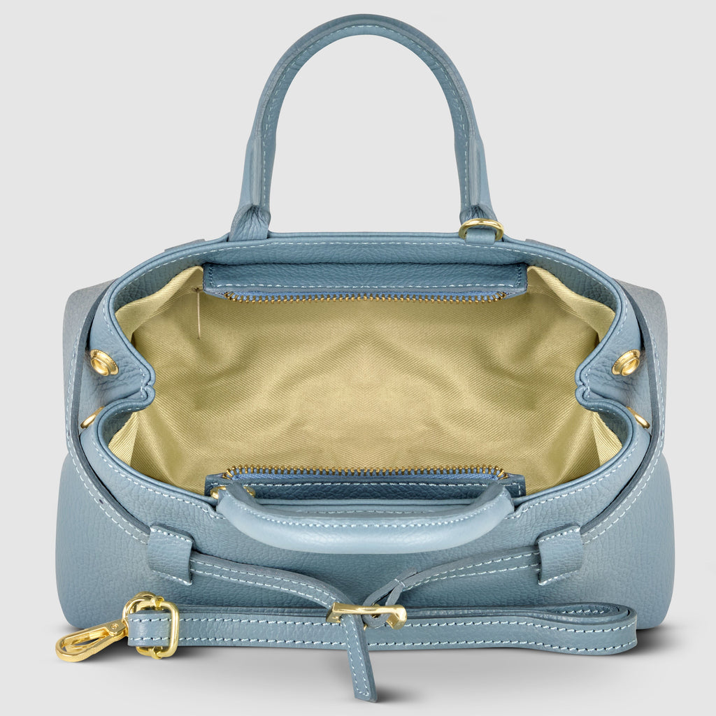 Italian Genuine Calf Leather Top-Handle Bag 252352