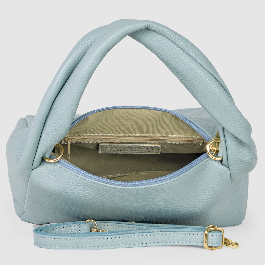 Italian Genuine Calf Leather Top-Handle Bag 262495