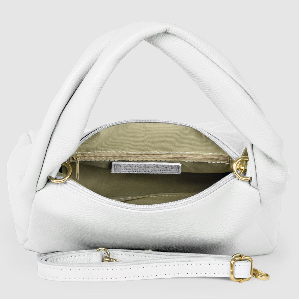 Italian Genuine Calf Leather Top-Handle Bag 262495