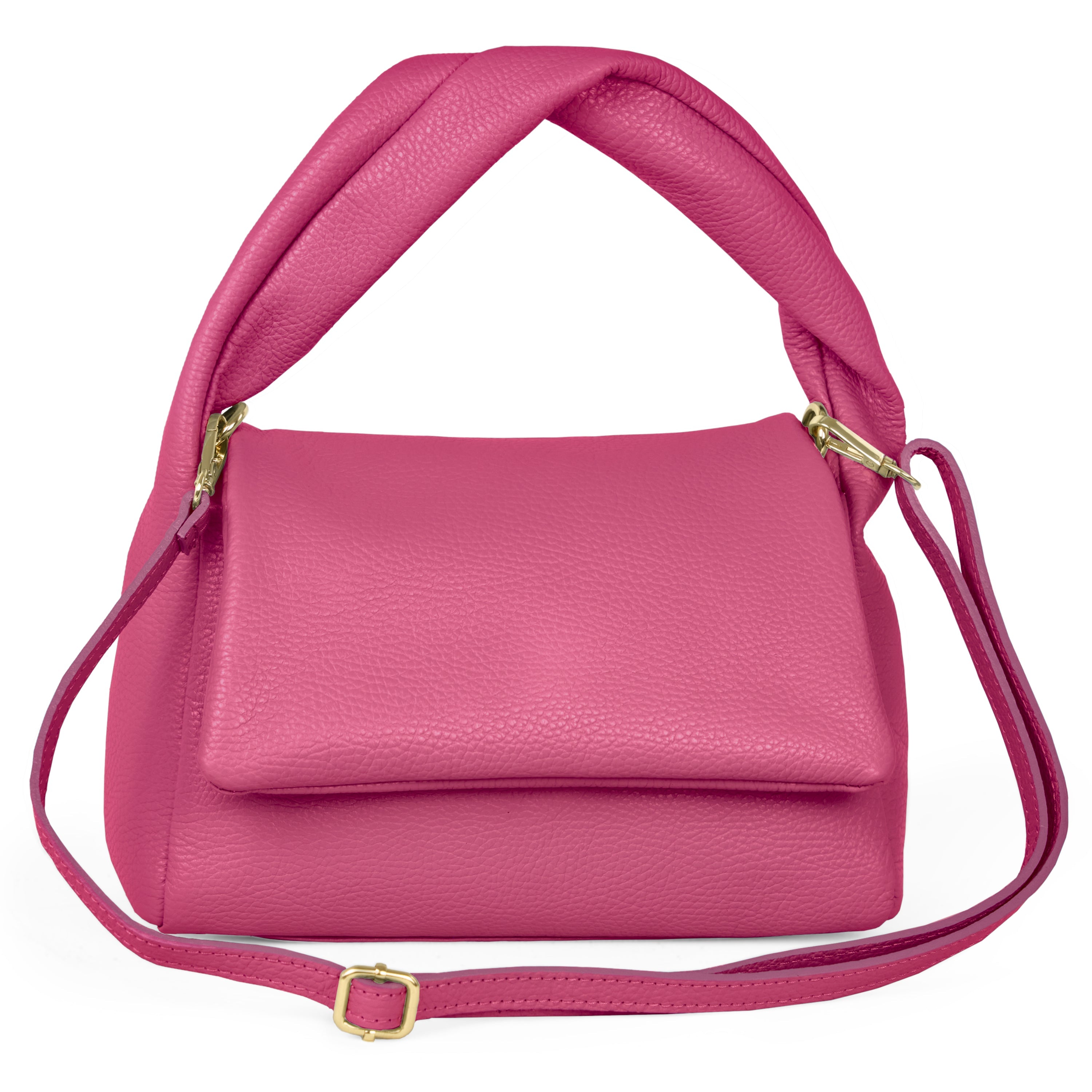Italian Genuine Calf Leather Top-Handle Bag 262495