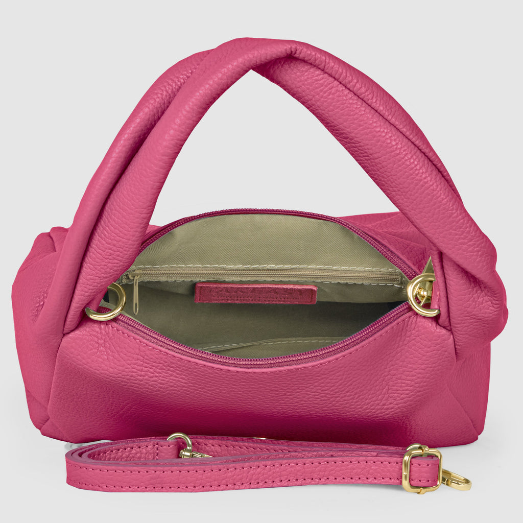 Italian Genuine Calf Leather Top-Handle Bag 262495