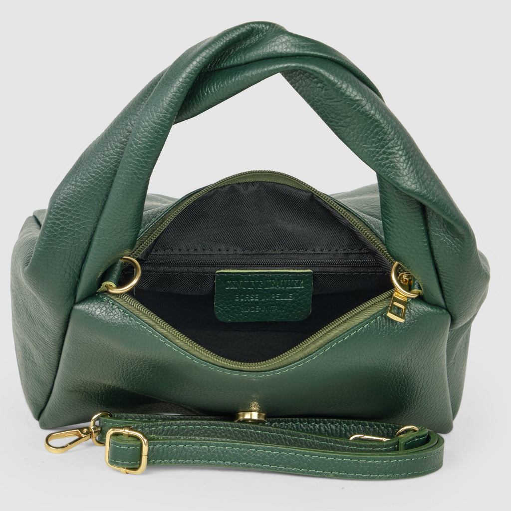 Italian Genuine Calf Leather Top-Handle Bag 262495