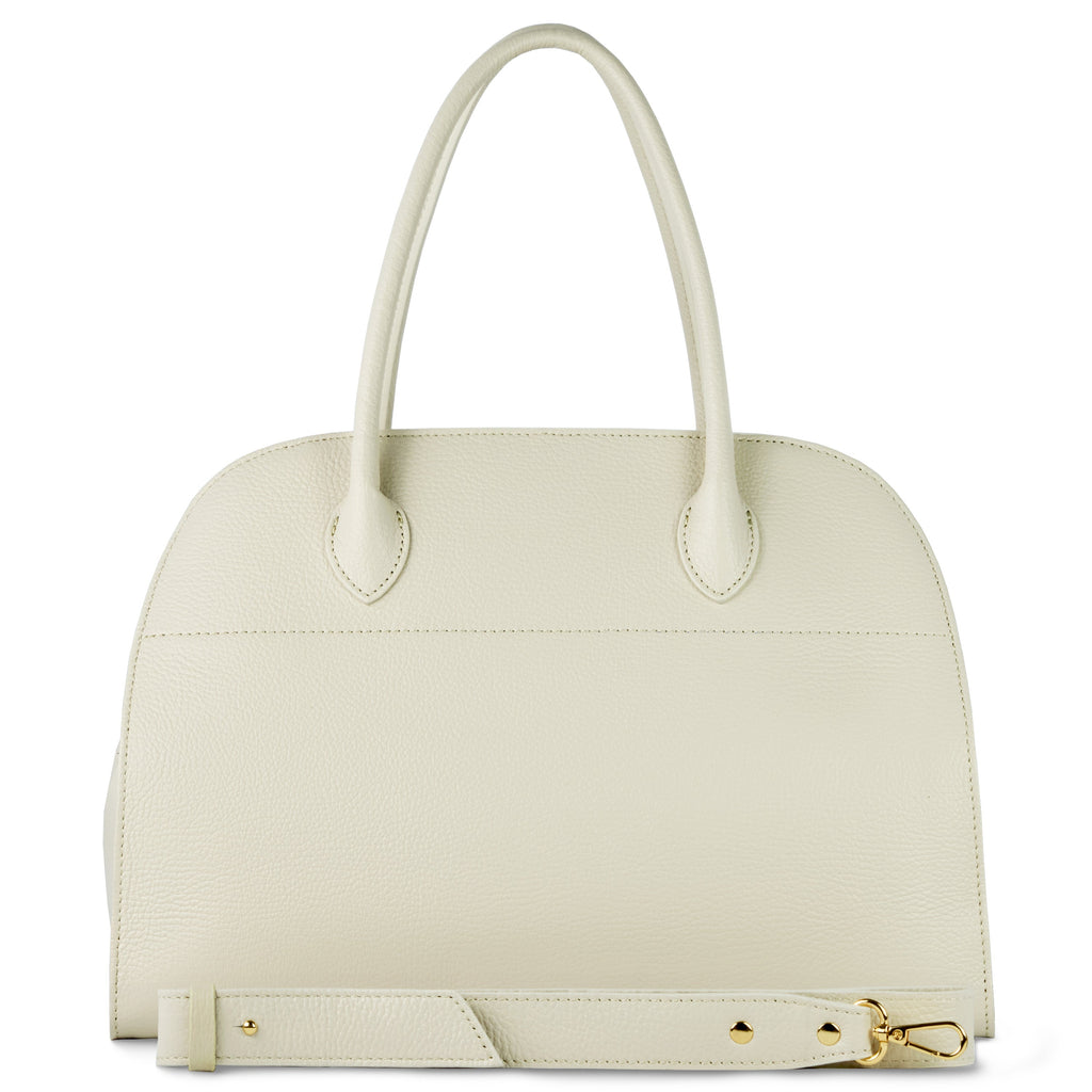 Italian Genuine Calf Leather Top-Handle Bag 413912