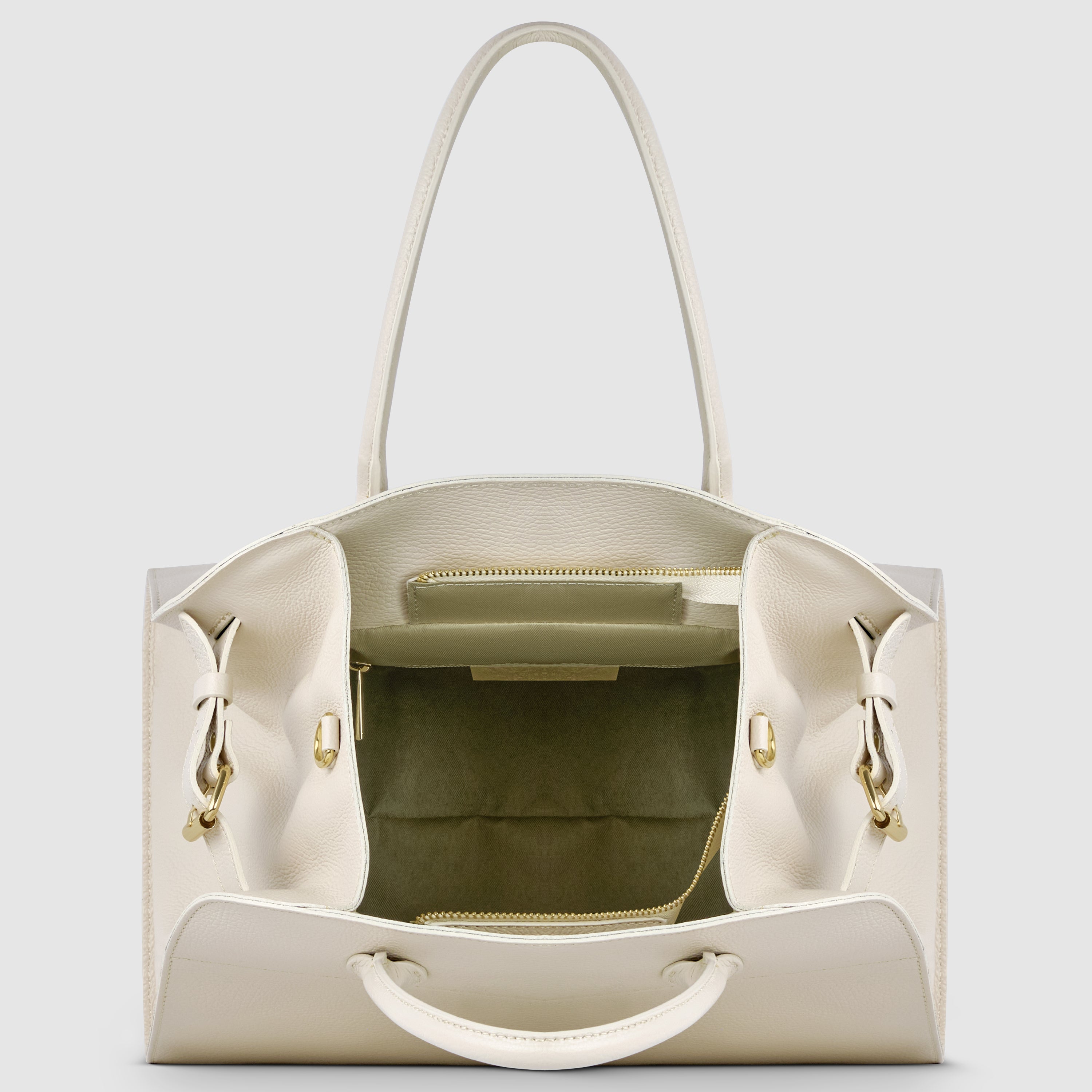 Italian Genuine Calf Leather Top-Handle Bag 413912