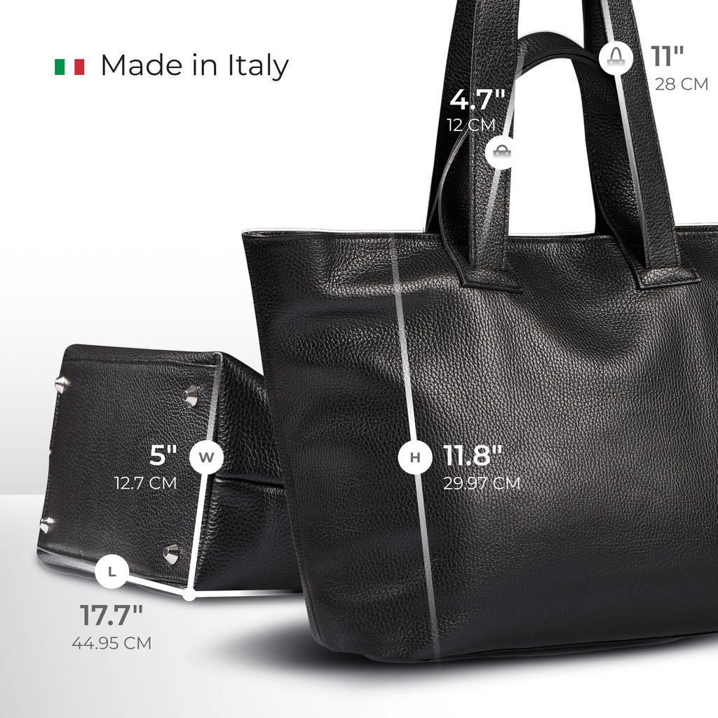 Italian Genuine Calf Leather Tote Bag 122500
