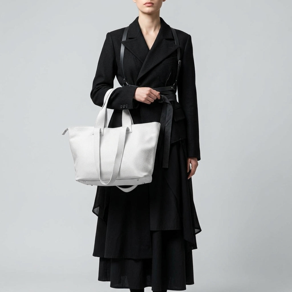 Italian Genuine Calf Leather Tote Bag 122500