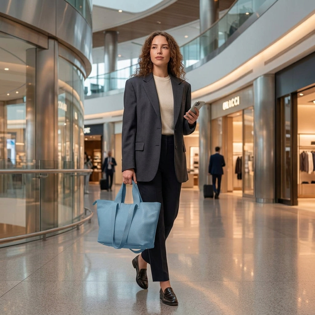Italian Genuine Calf Leather Tote Bag 122500