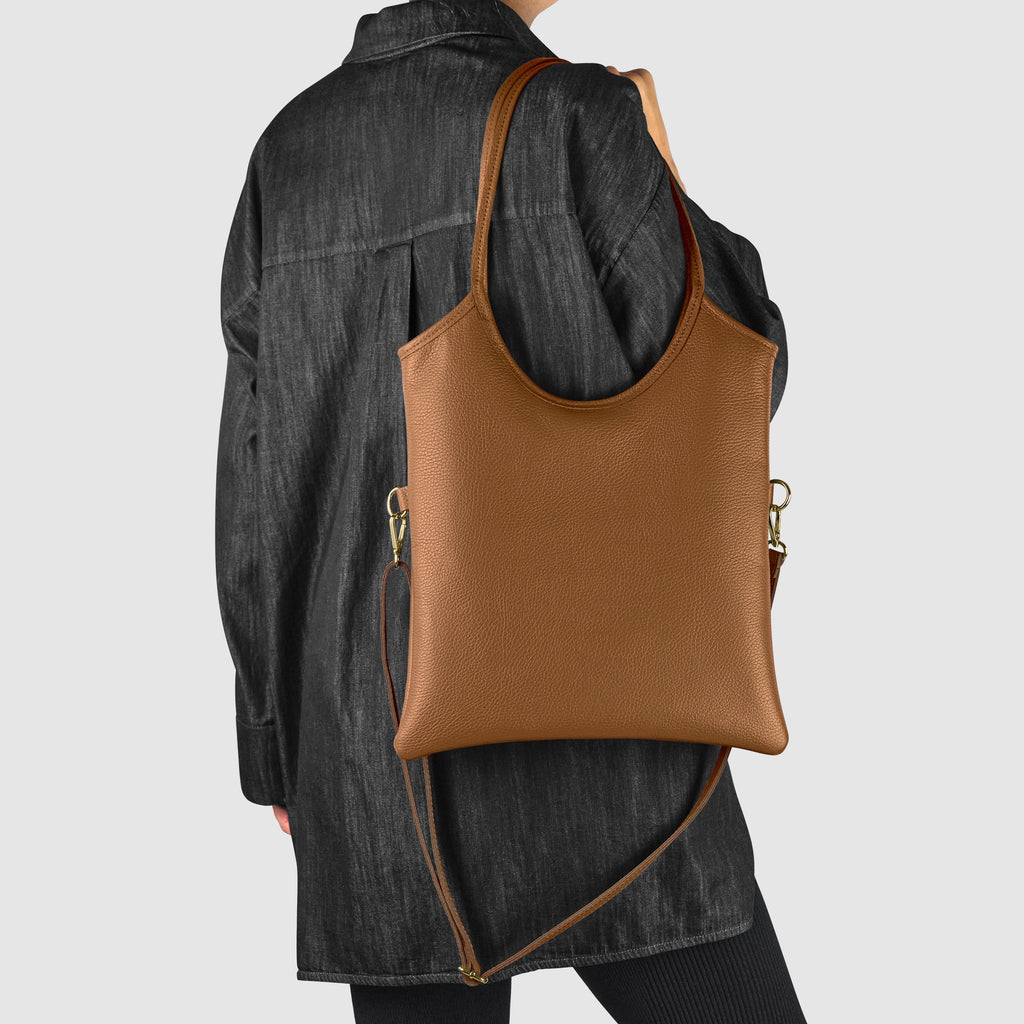 Italian Genuine Calf Leather Tote Bag 191722