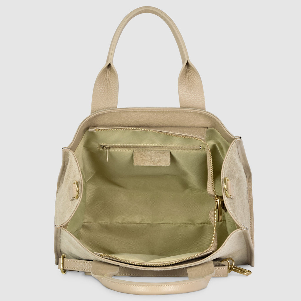 Italian Genuine Suede Tote Bag 282611
