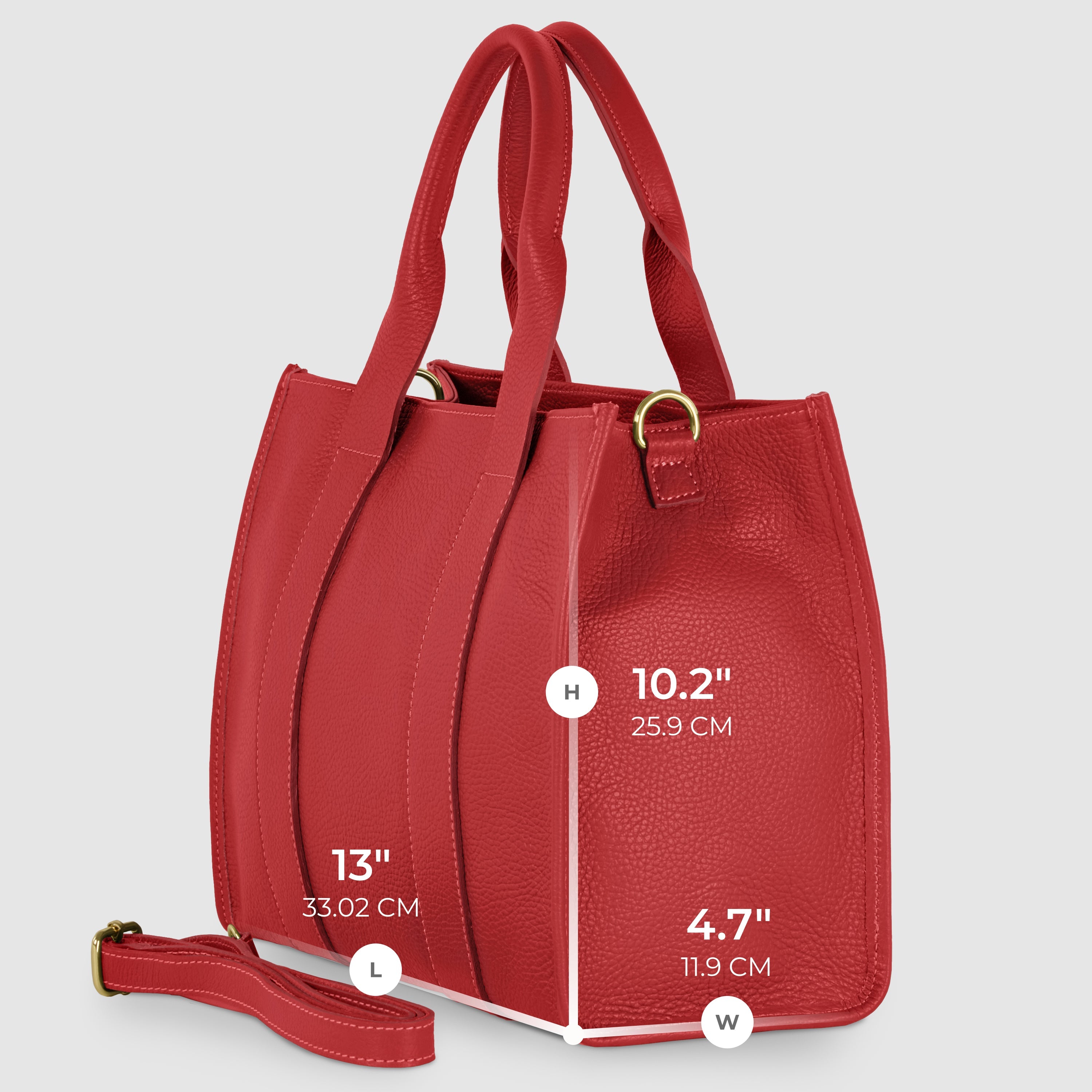Italian Genuine Calf Leather Tote Bag 282611