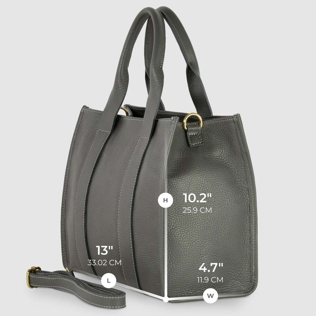 Italian Genuine Calf Leather Tote Bag 282611