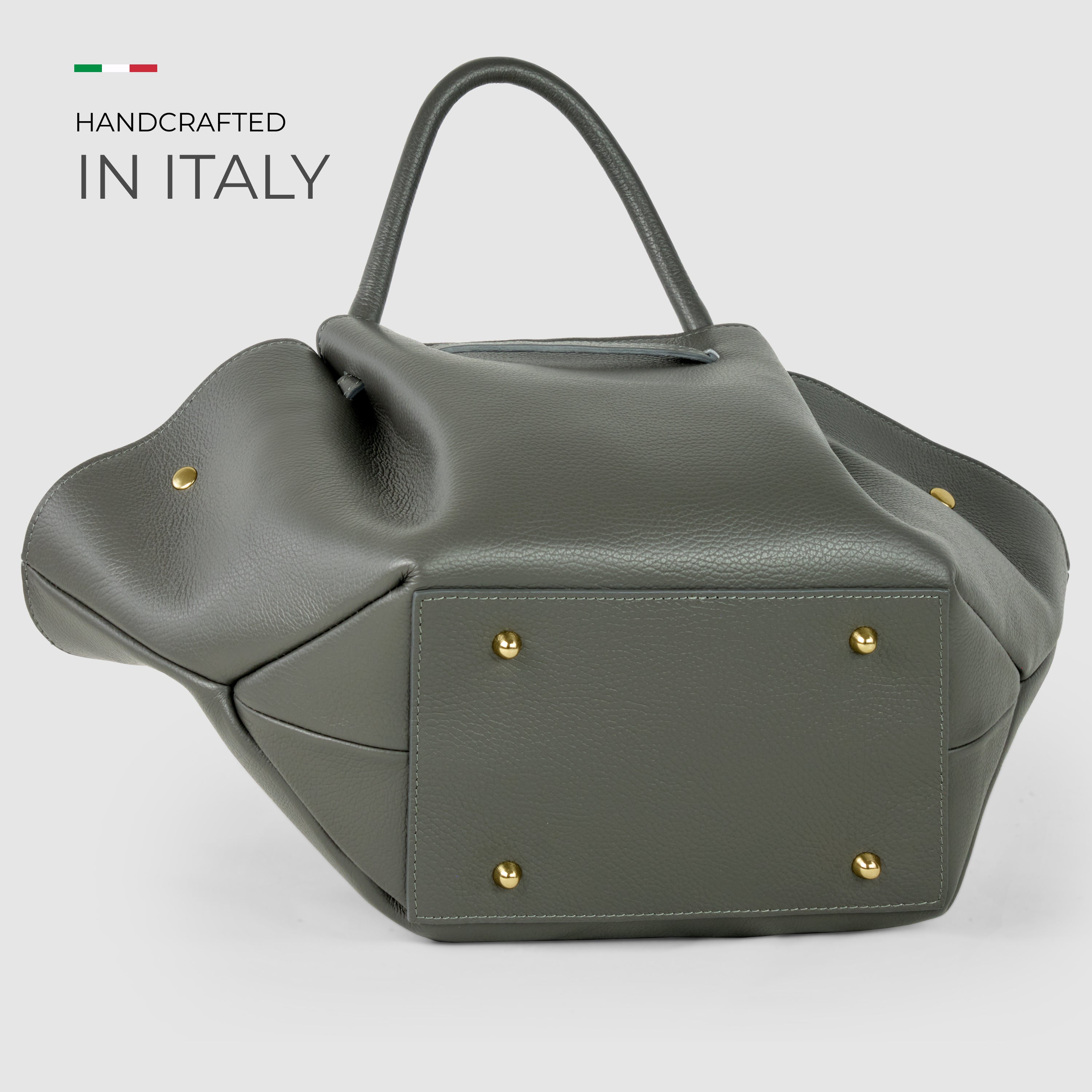 Italian Genuine Calf Leather Tote Bag 312913