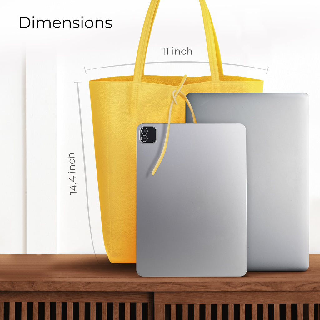 Italian Genuine Calf Leather Tote Bag 201718