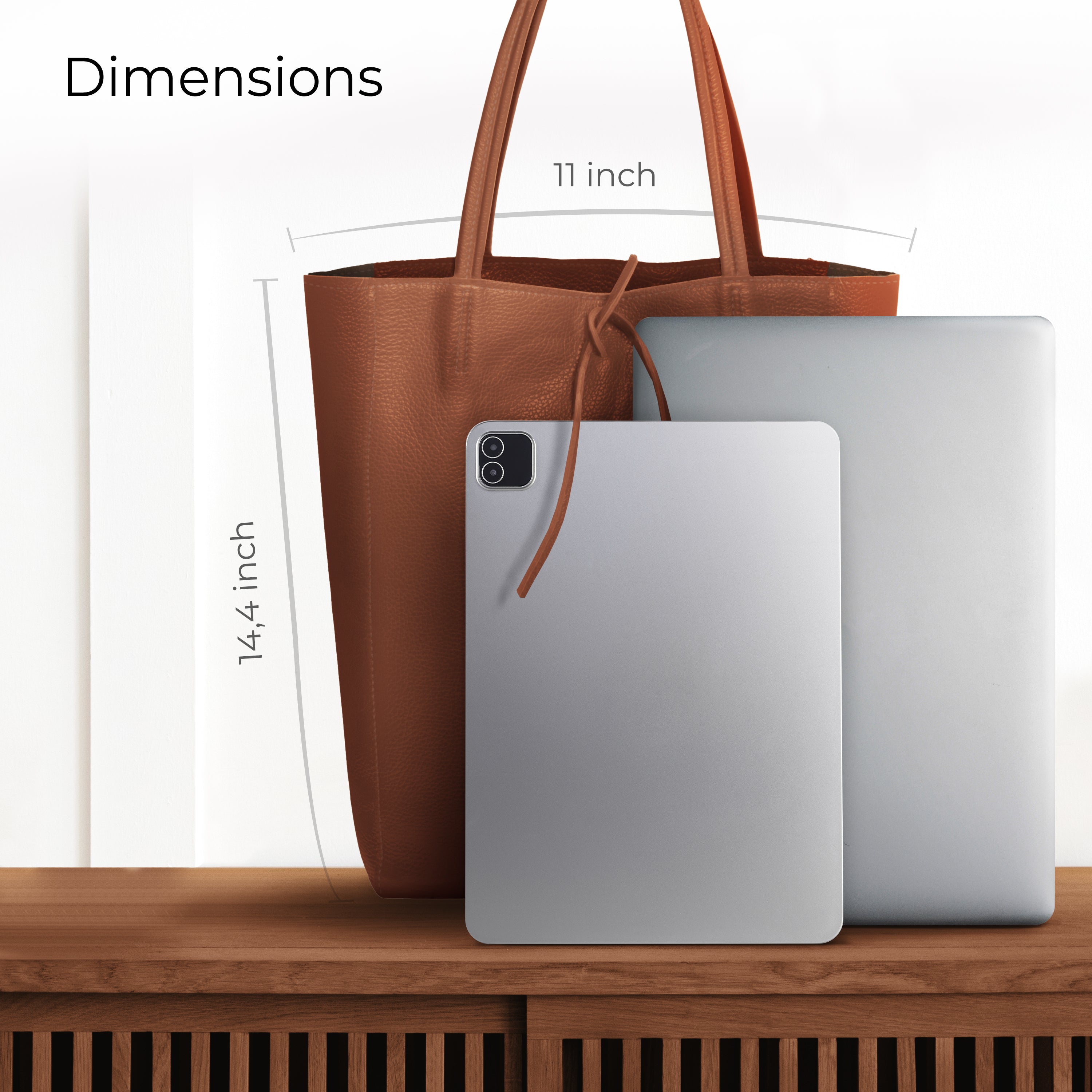 Italian Genuine Calf Leather Tote Bag 201718