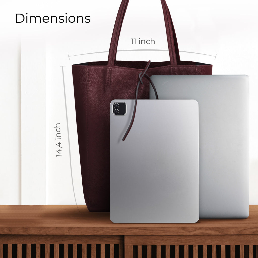 Italian Genuine Calf Leather Tote Bag 201718