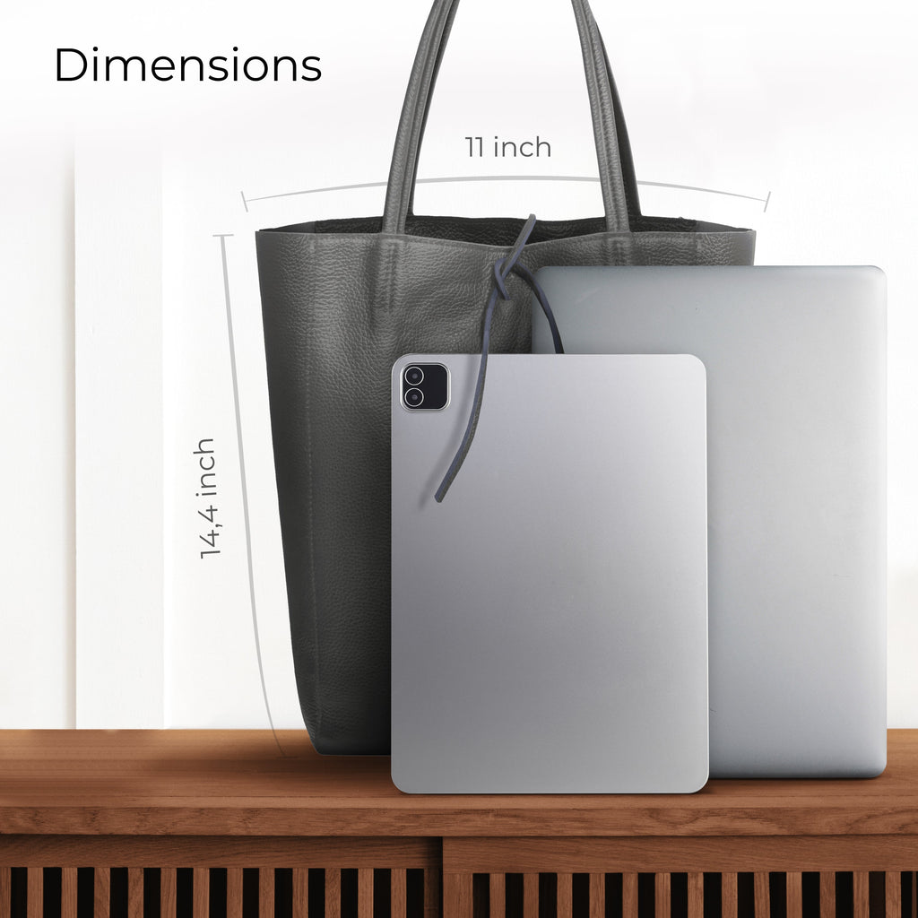 Italian Genuine Calf Leather Tote Bag 201718