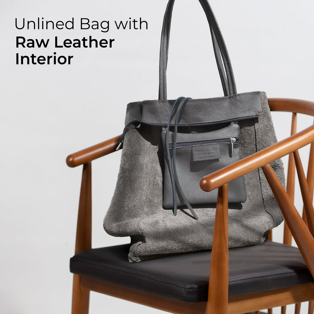 Italian Genuine Calf Leather Tote Bag 201718