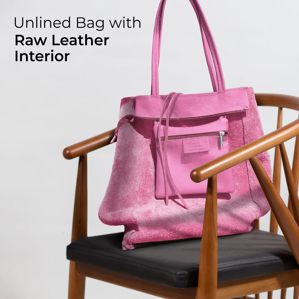 Italian Genuine Calf Leather Tote Bag 201718