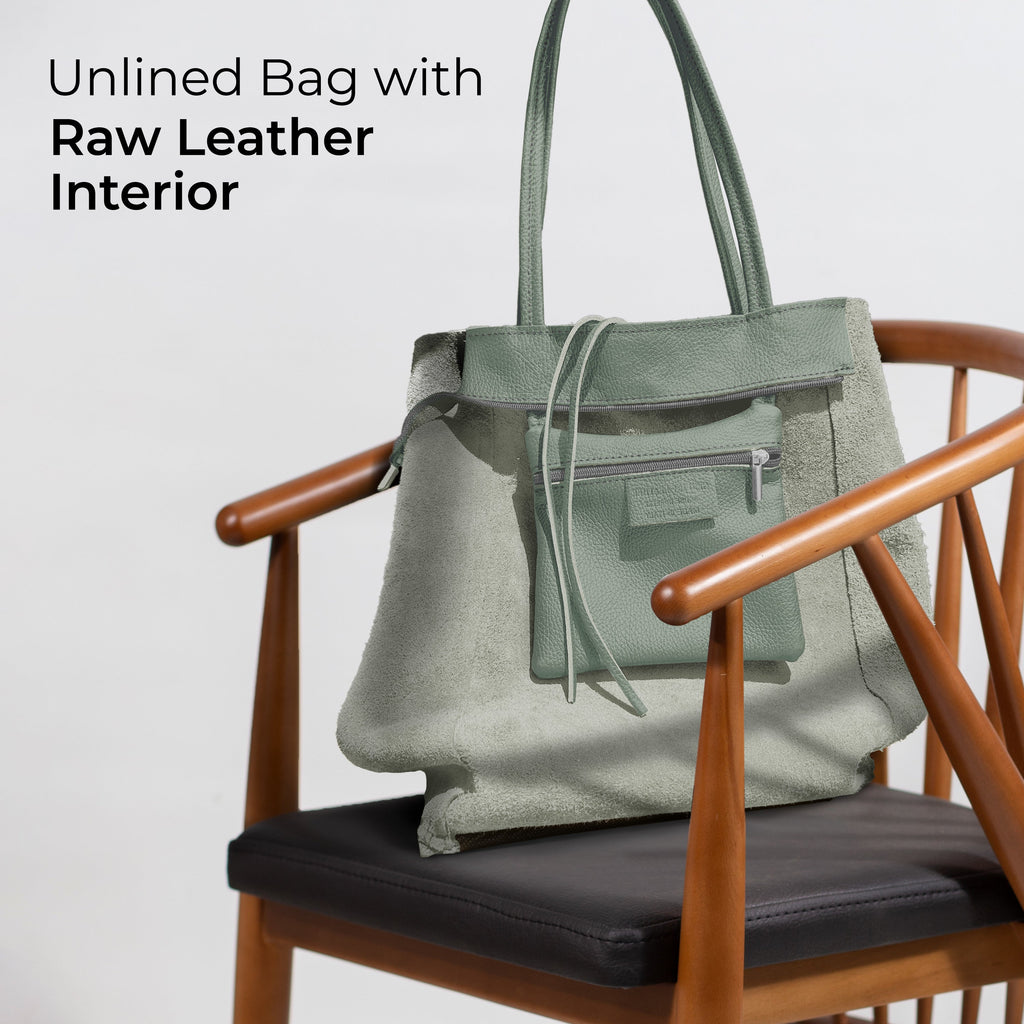 Italian Genuine Calf Leather Tote Bag 201718