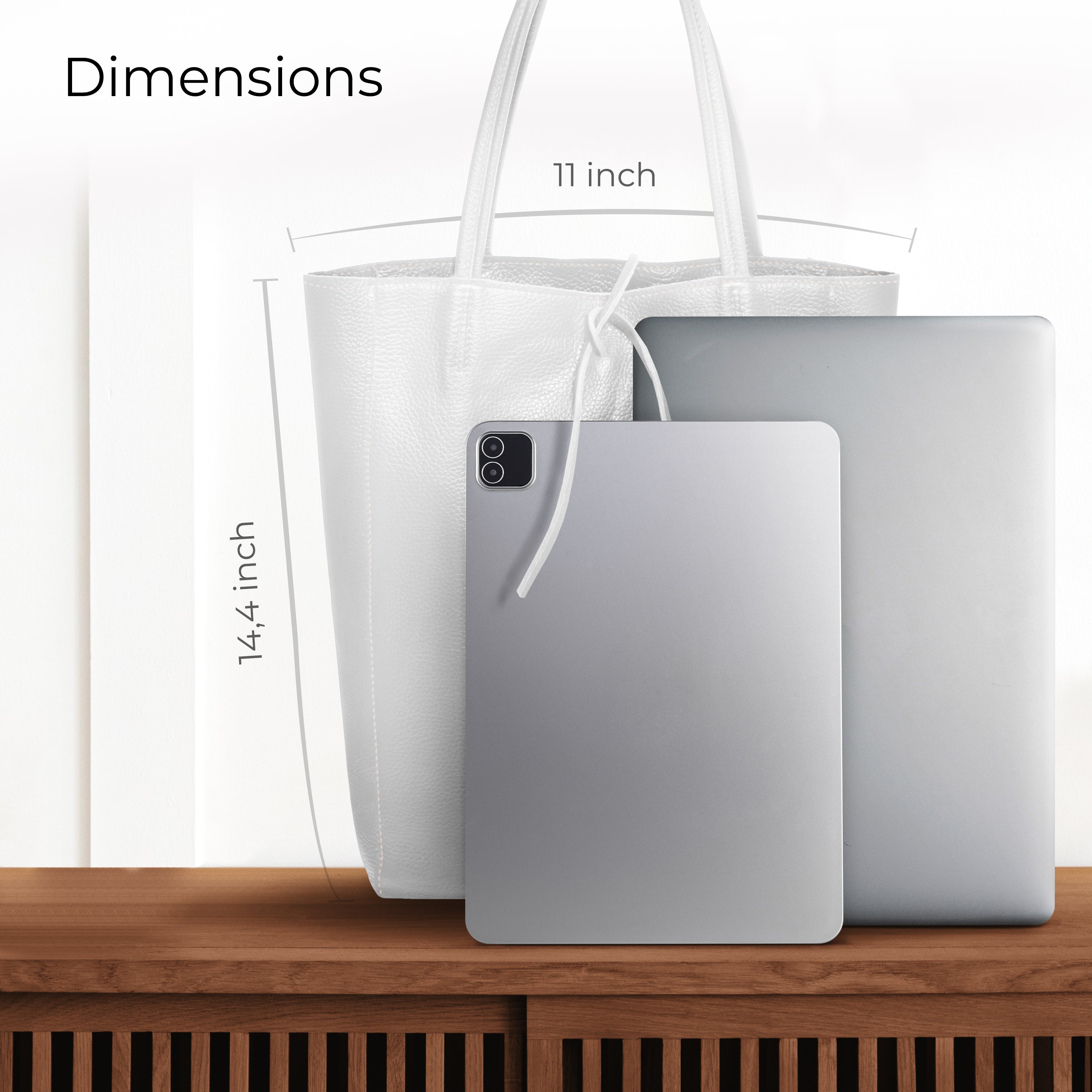 Italian Genuine Calf Leather Tote Bag 201718