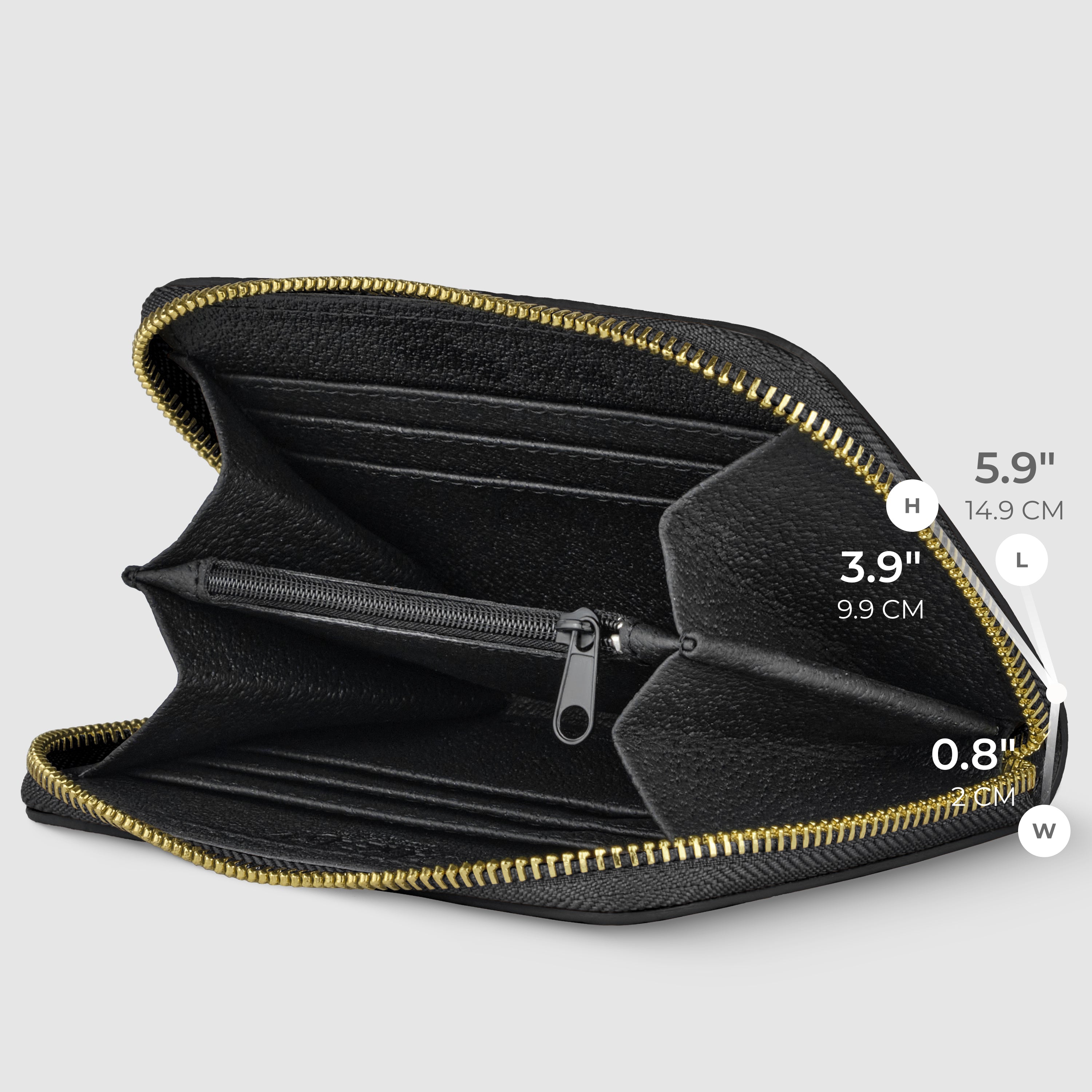 Italian Genuine Calf Leather Wallet 650988