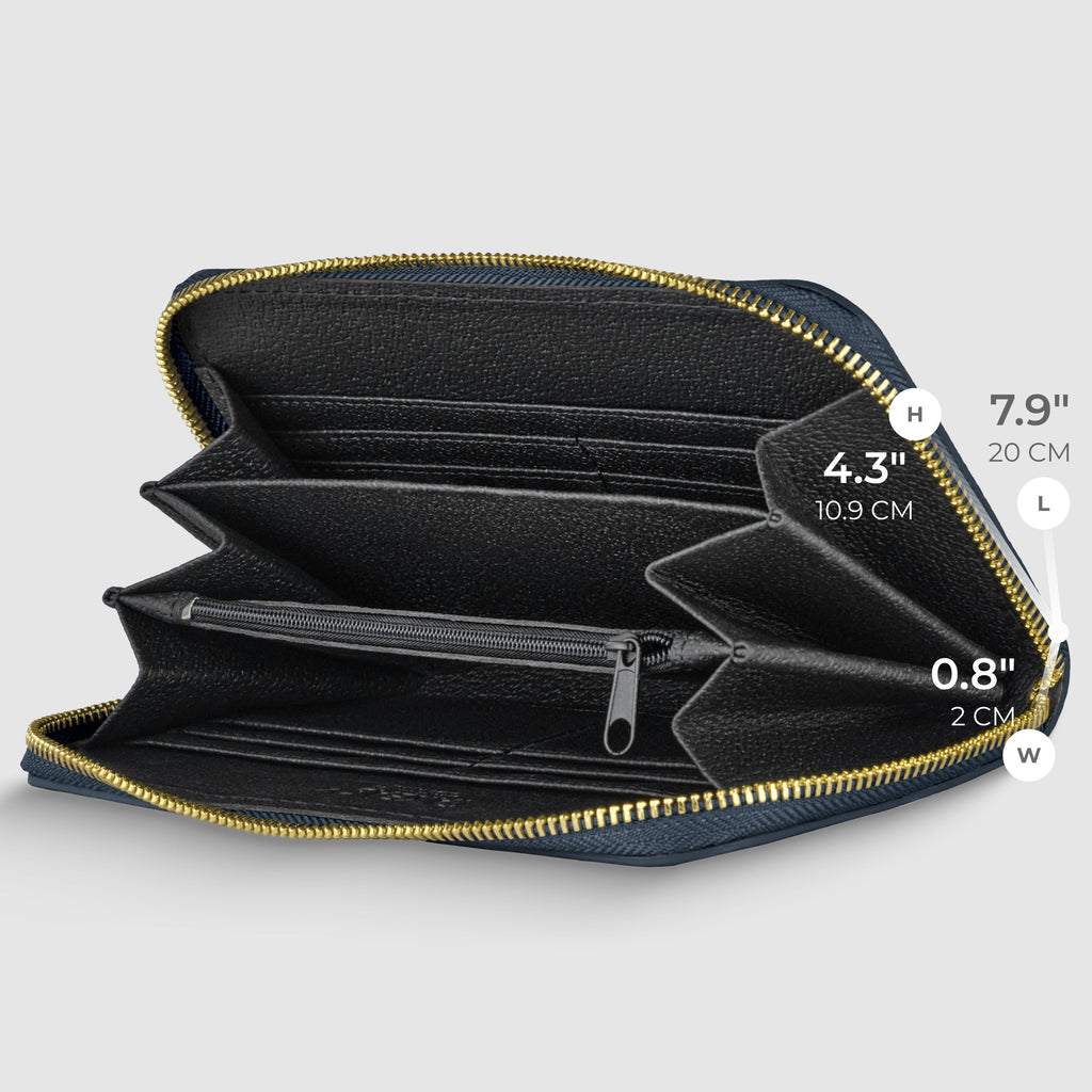 Italian Genuine Calf Leather Wallet 651088