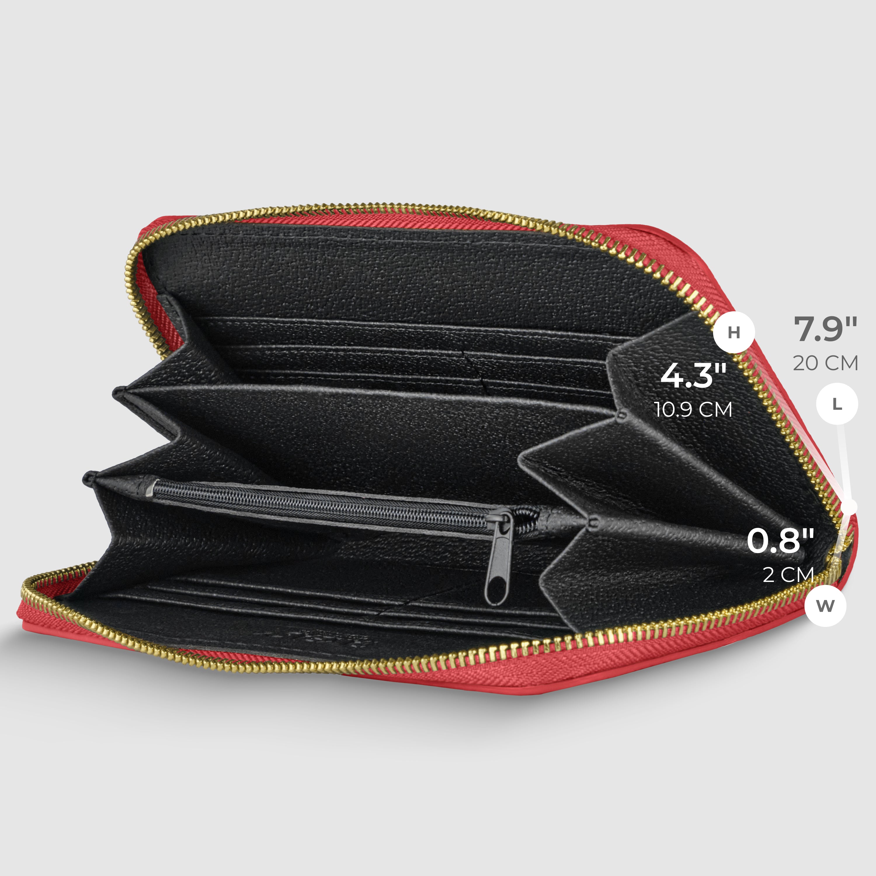 Italian Genuine Calf Leather Wallet 651088