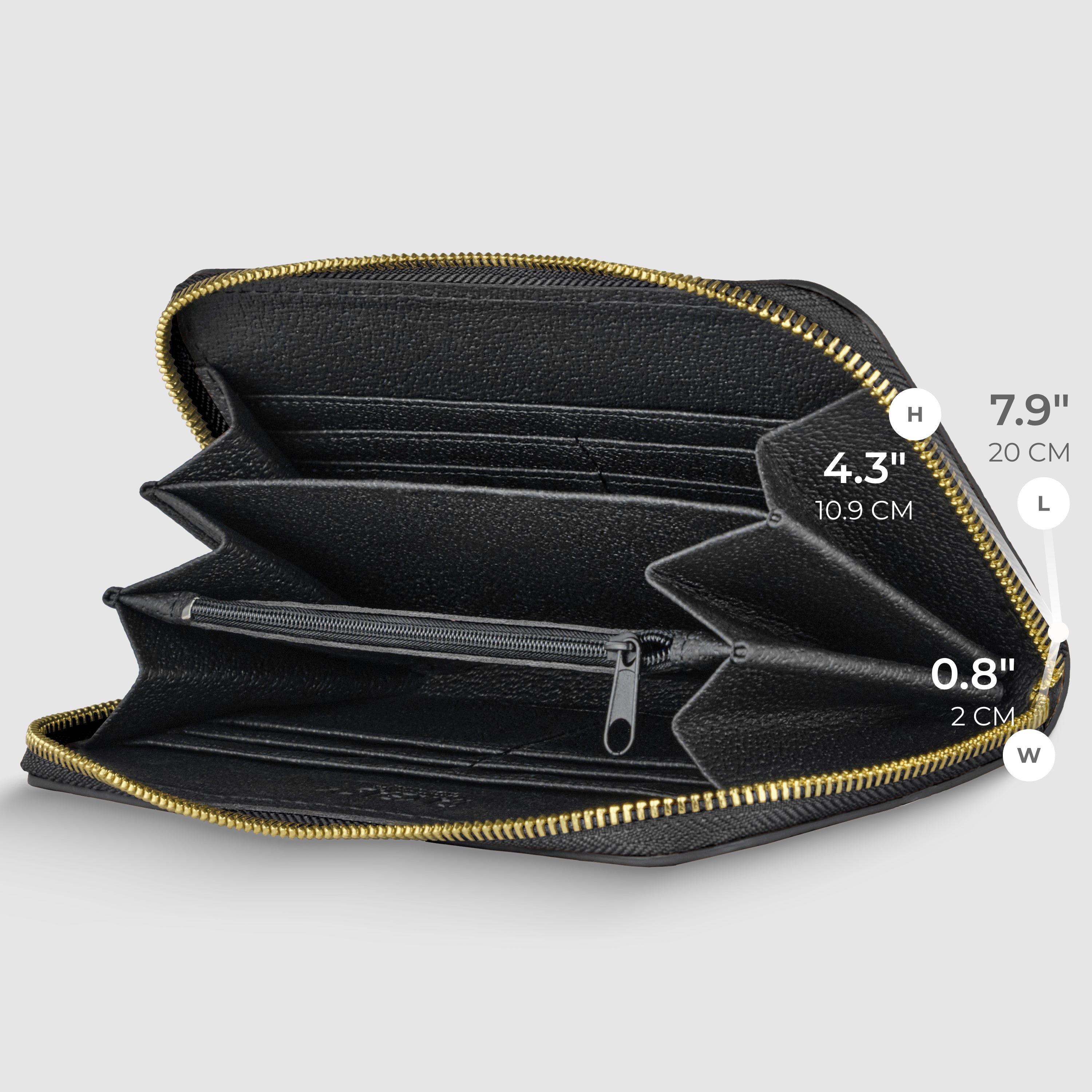 Italian Genuine Calf Leather Wallet 651088