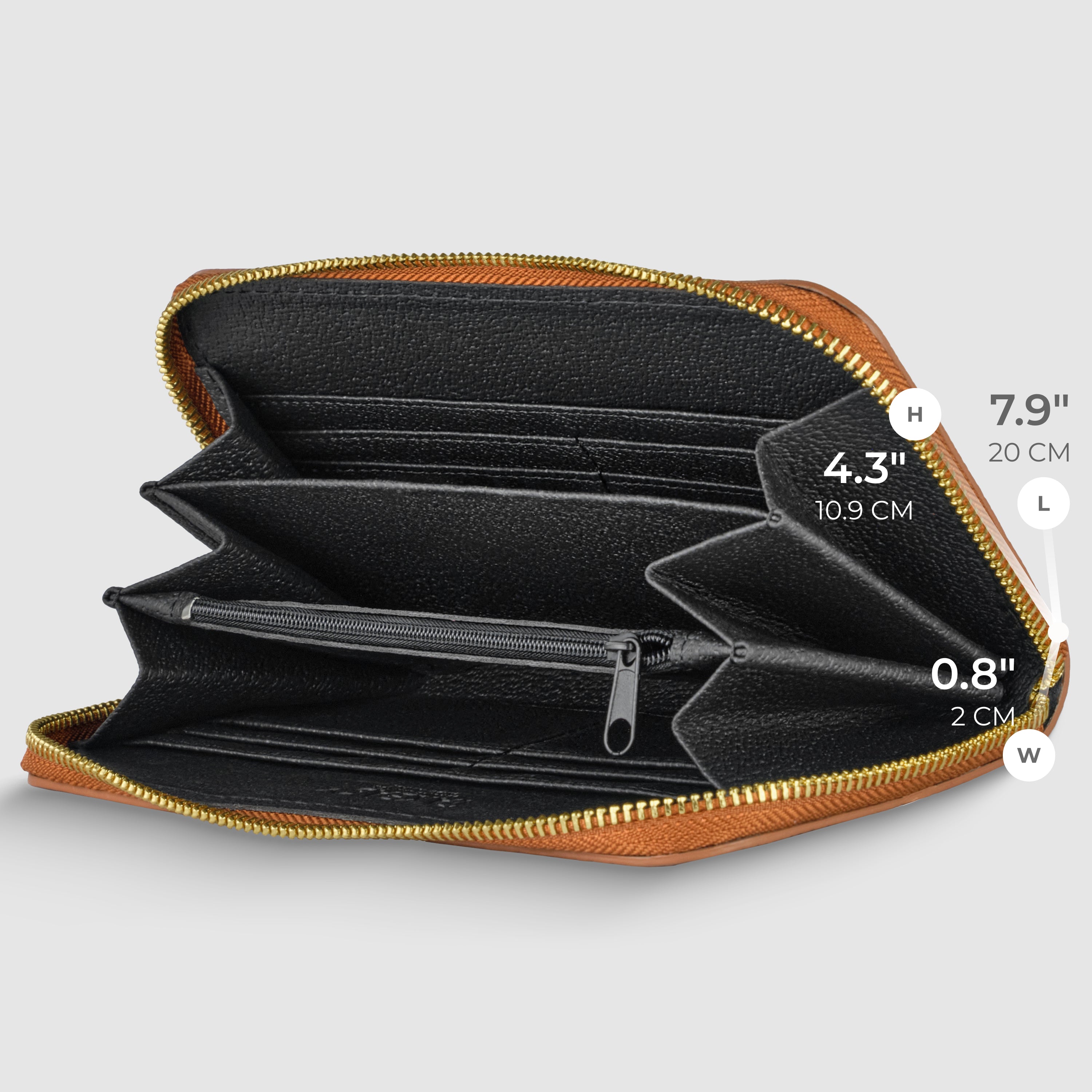 Italian Genuine Calf Leather Wallet 651088
