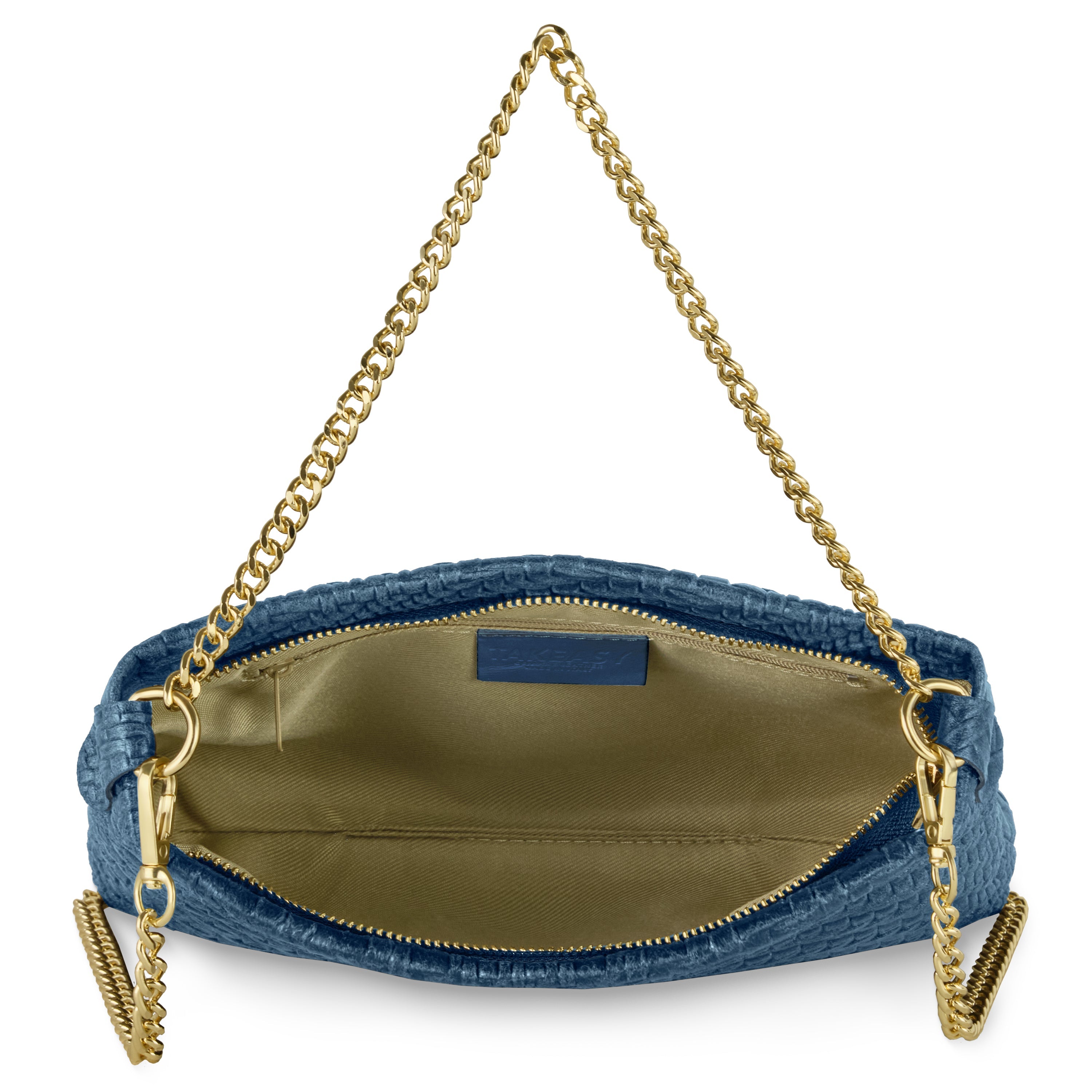 Italian Genuine Grid Suede Crossbody Bag 101315