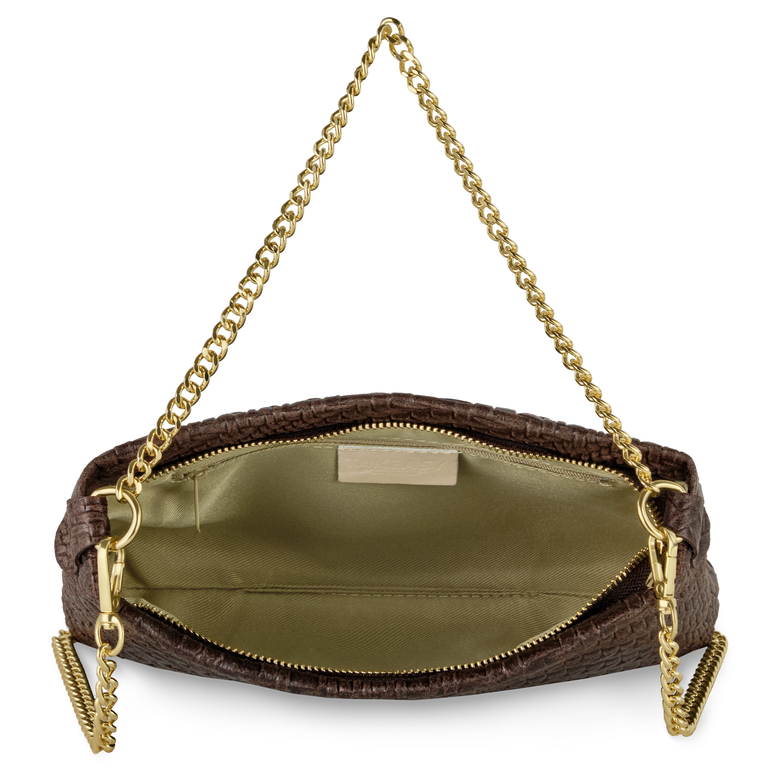 Italian Genuine Grid Suede Crossbody Bag 101315