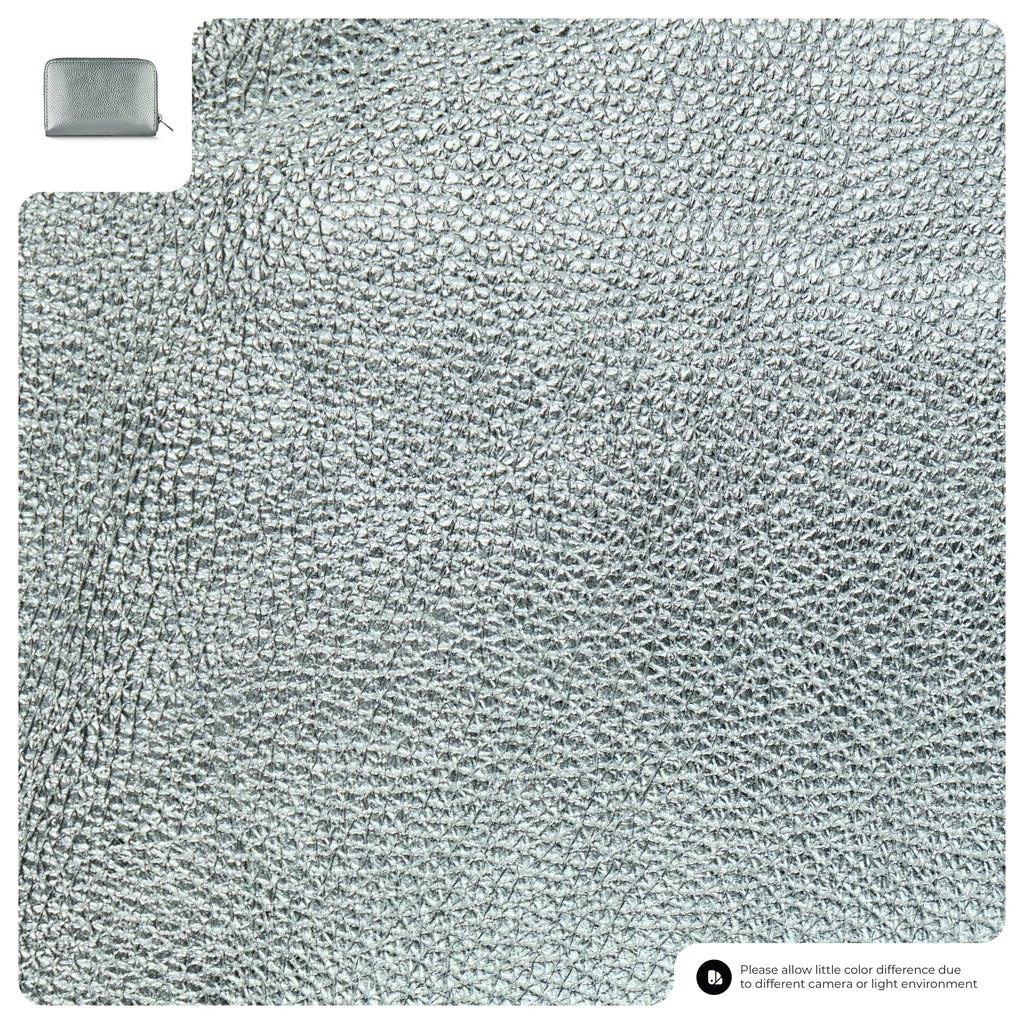 Italian Genuine Metallic Calf Leather Wallet 650988