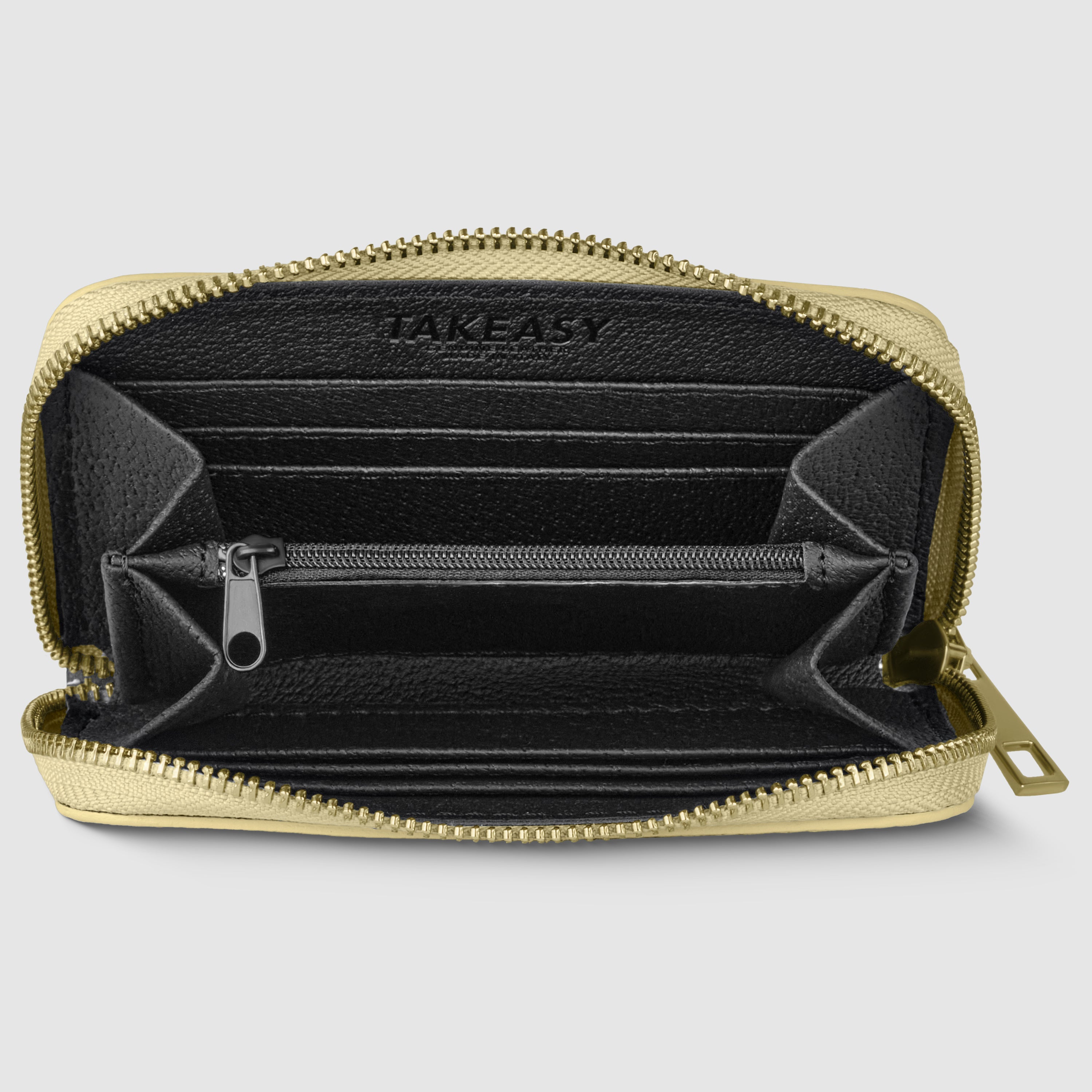 Italian Genuine Metallic Calf Leather Wallet 650988
