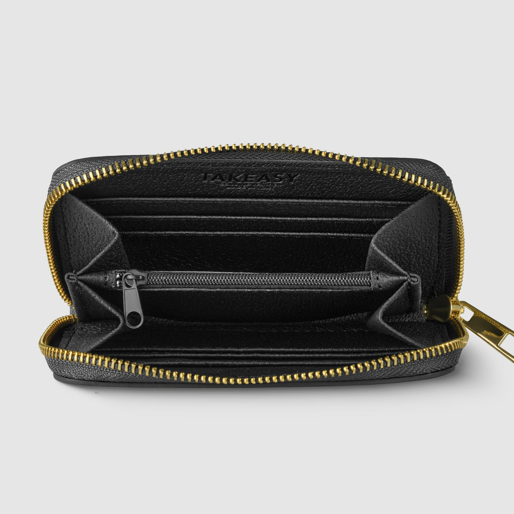 Italian Genuine Metallic Calf Leather Wallet 650988