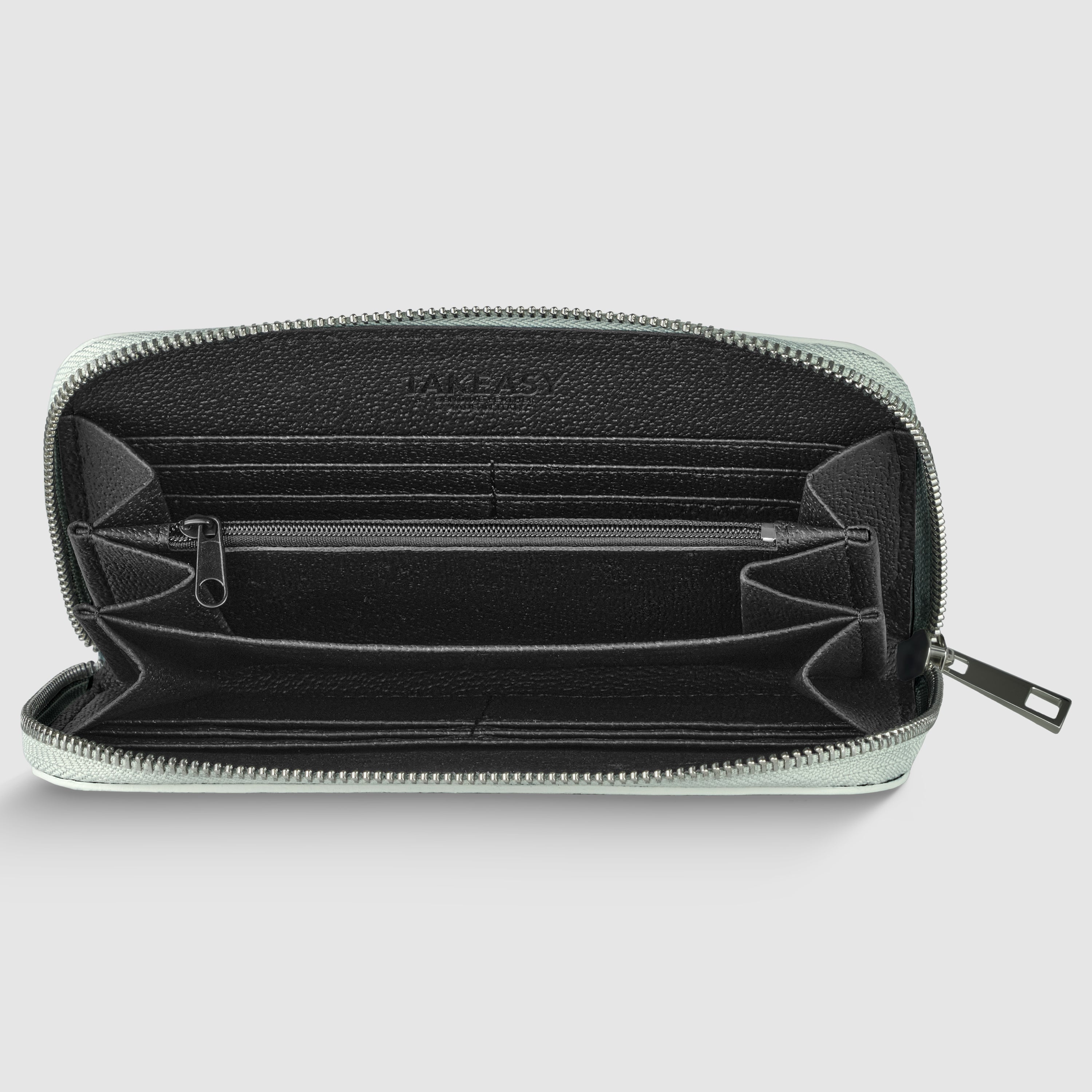 Italian Genuine Metallic Calf Leather Wallet 651088