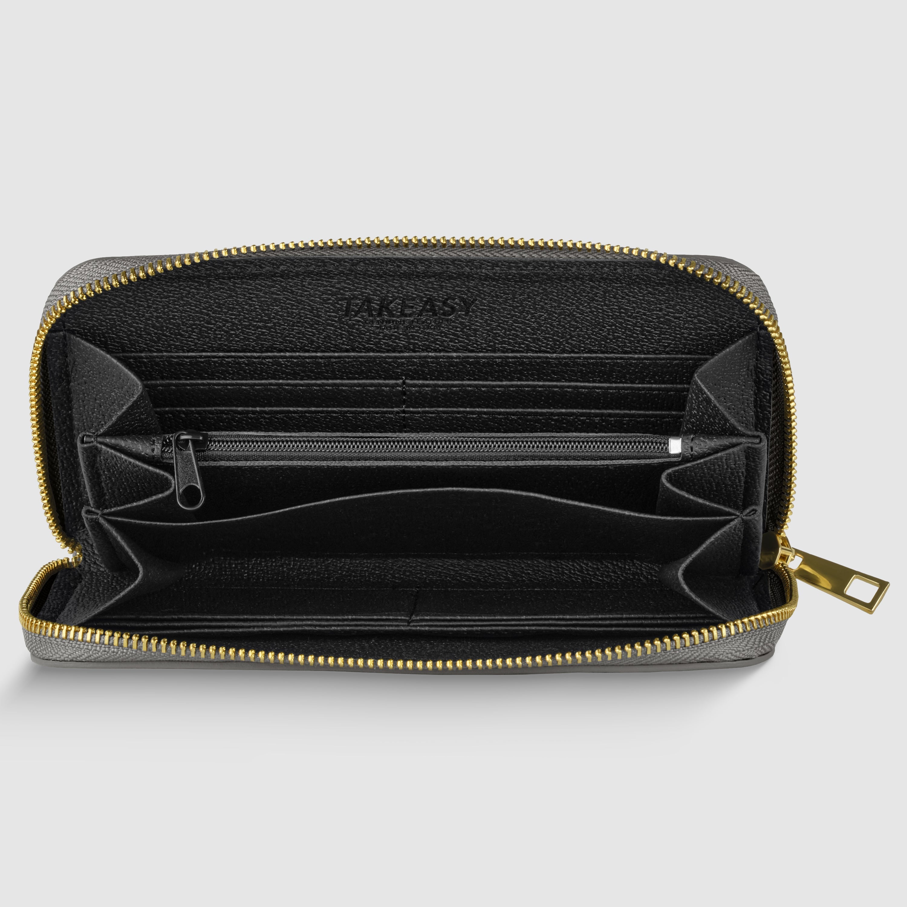 Italian Genuine Metallic Calf Leather Wallet 651088