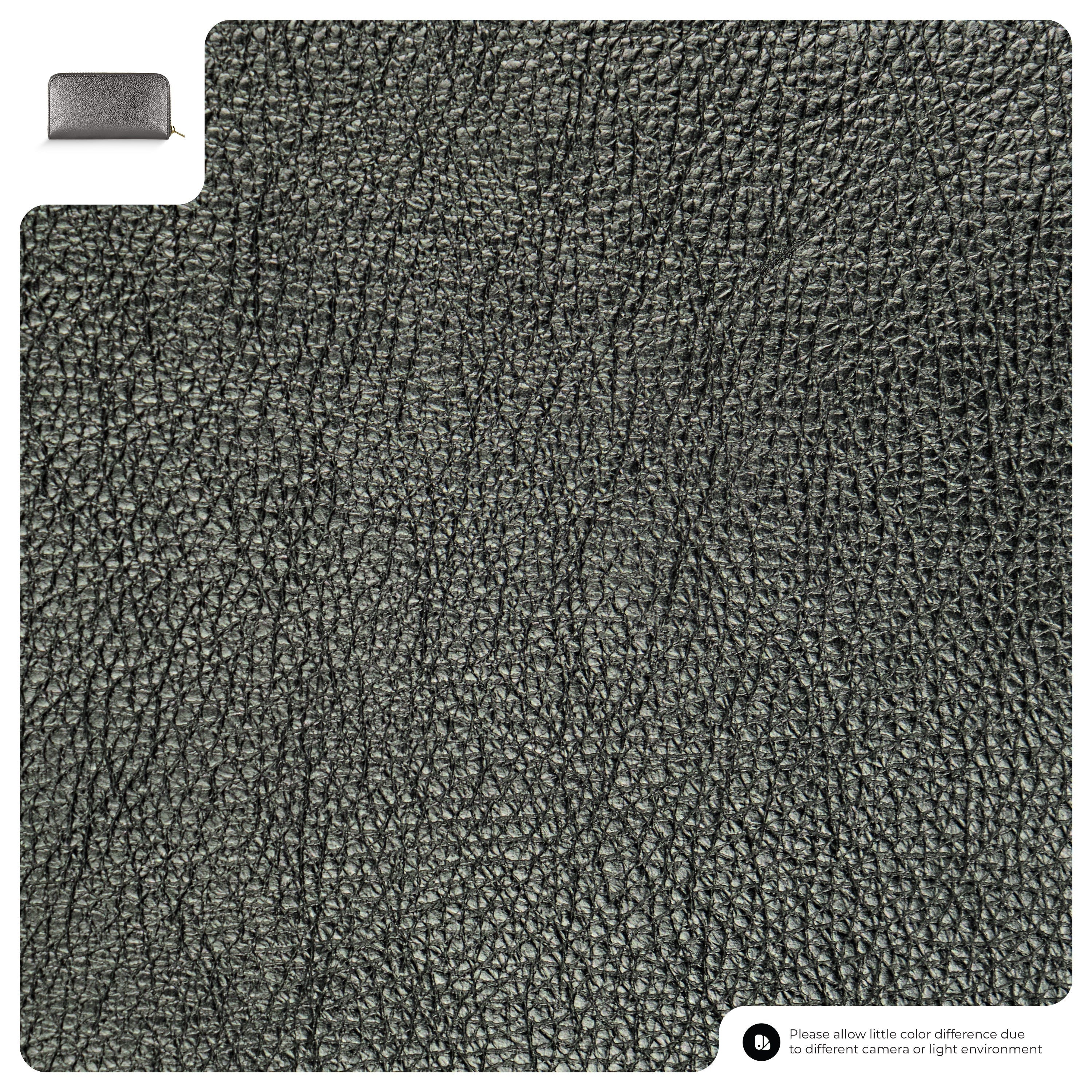 Italian Genuine Metallic Calf Leather Wallet 651088