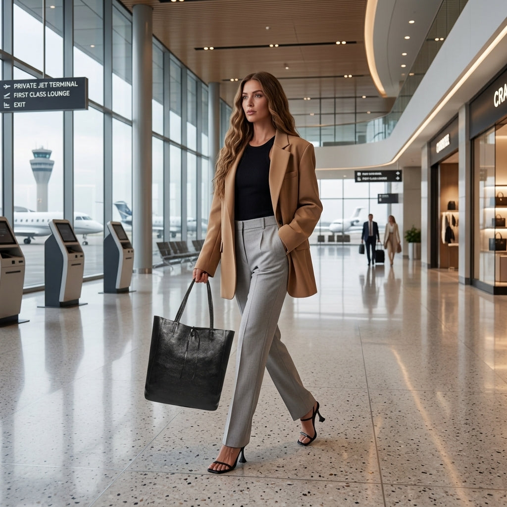 Italian Genuine Metallic Suede Tote Bag 201718