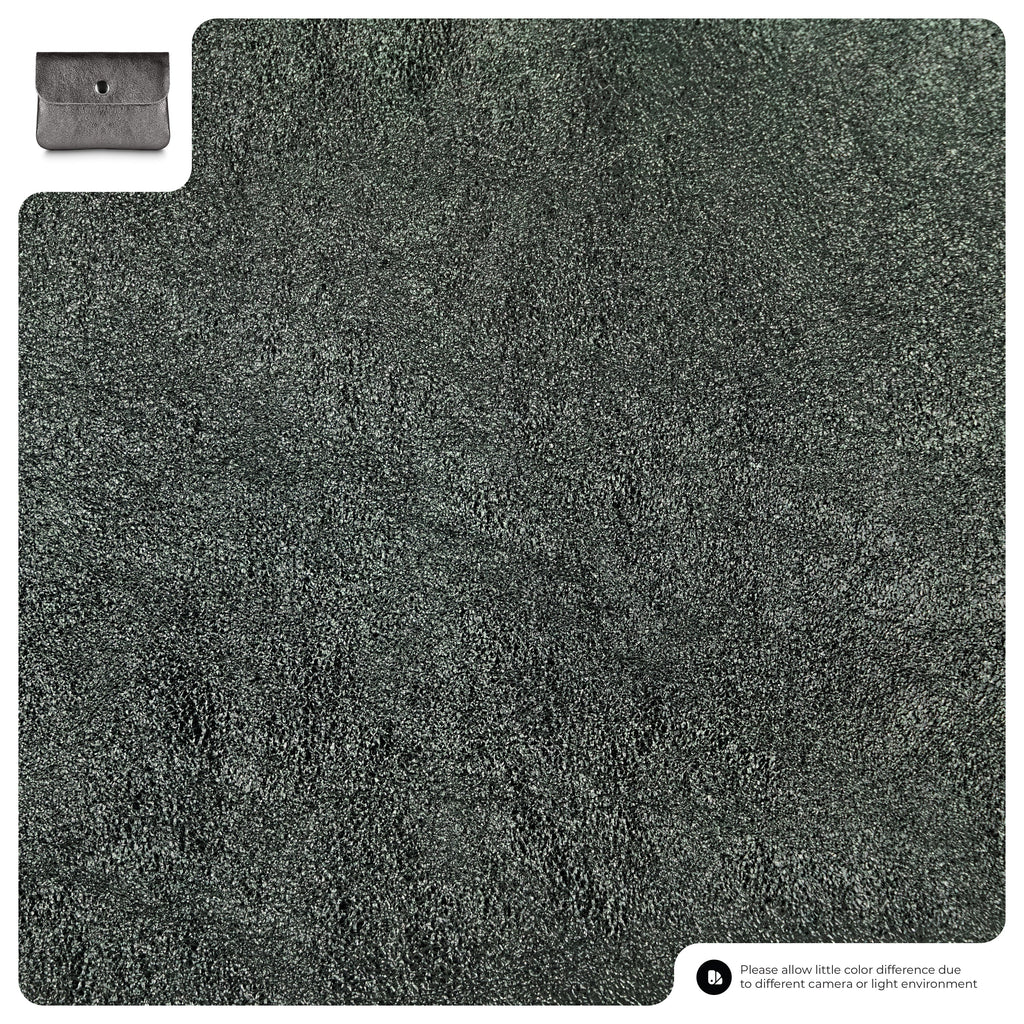 Italian Genuine Metallic Suede Wallet 000350
