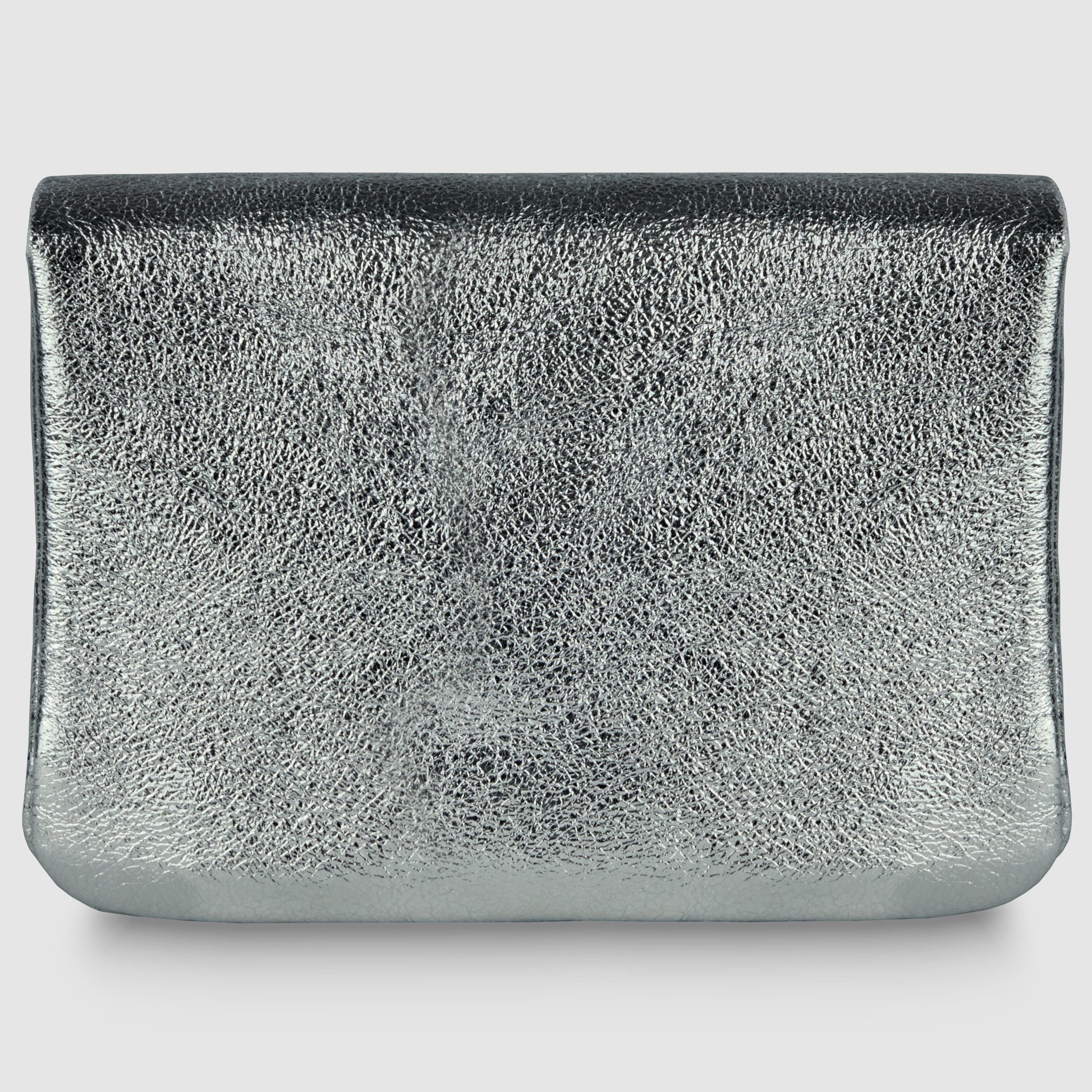 Italian Genuine Metallic Suede Wallet 000350