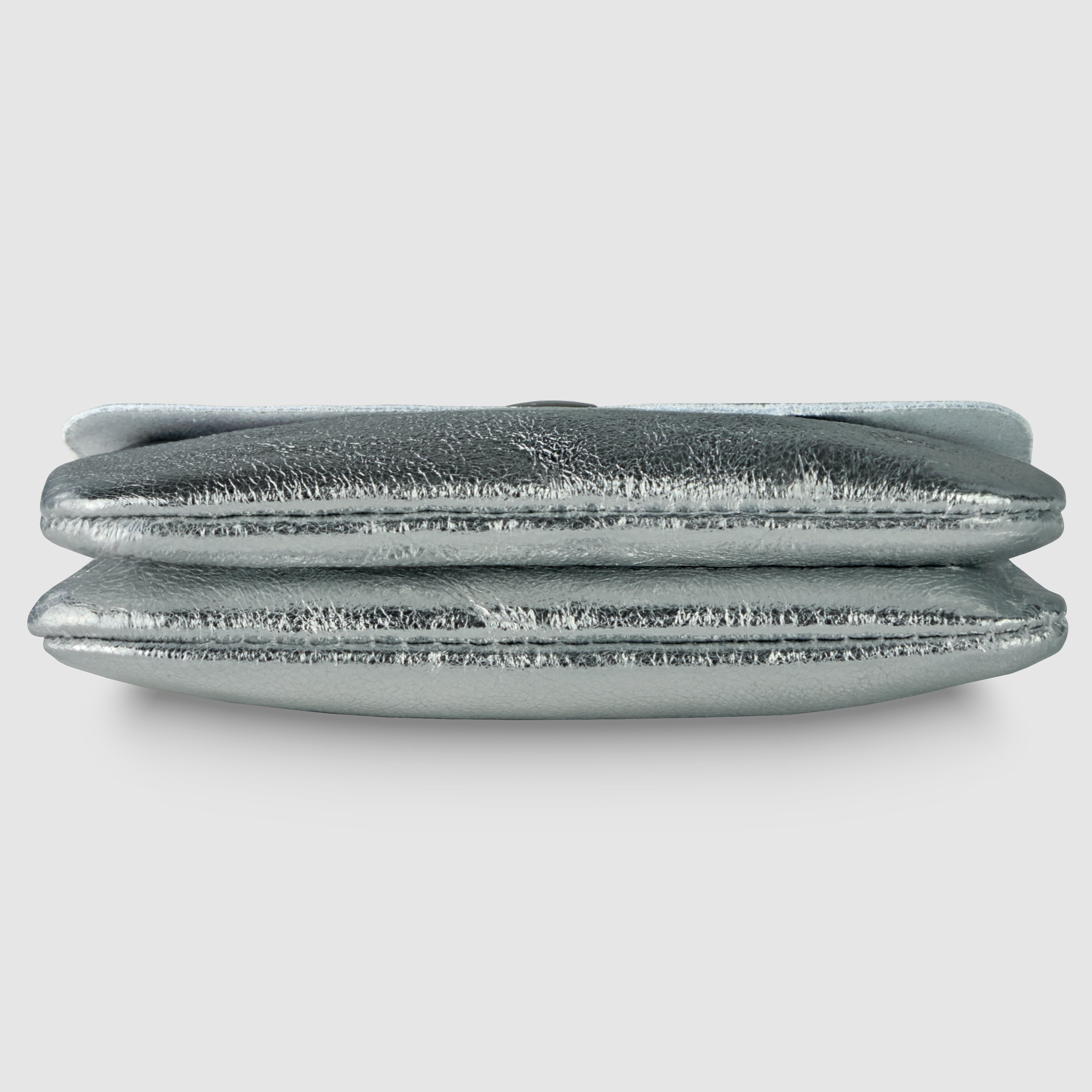 Italian Genuine Metallic Suede Wallet 000350