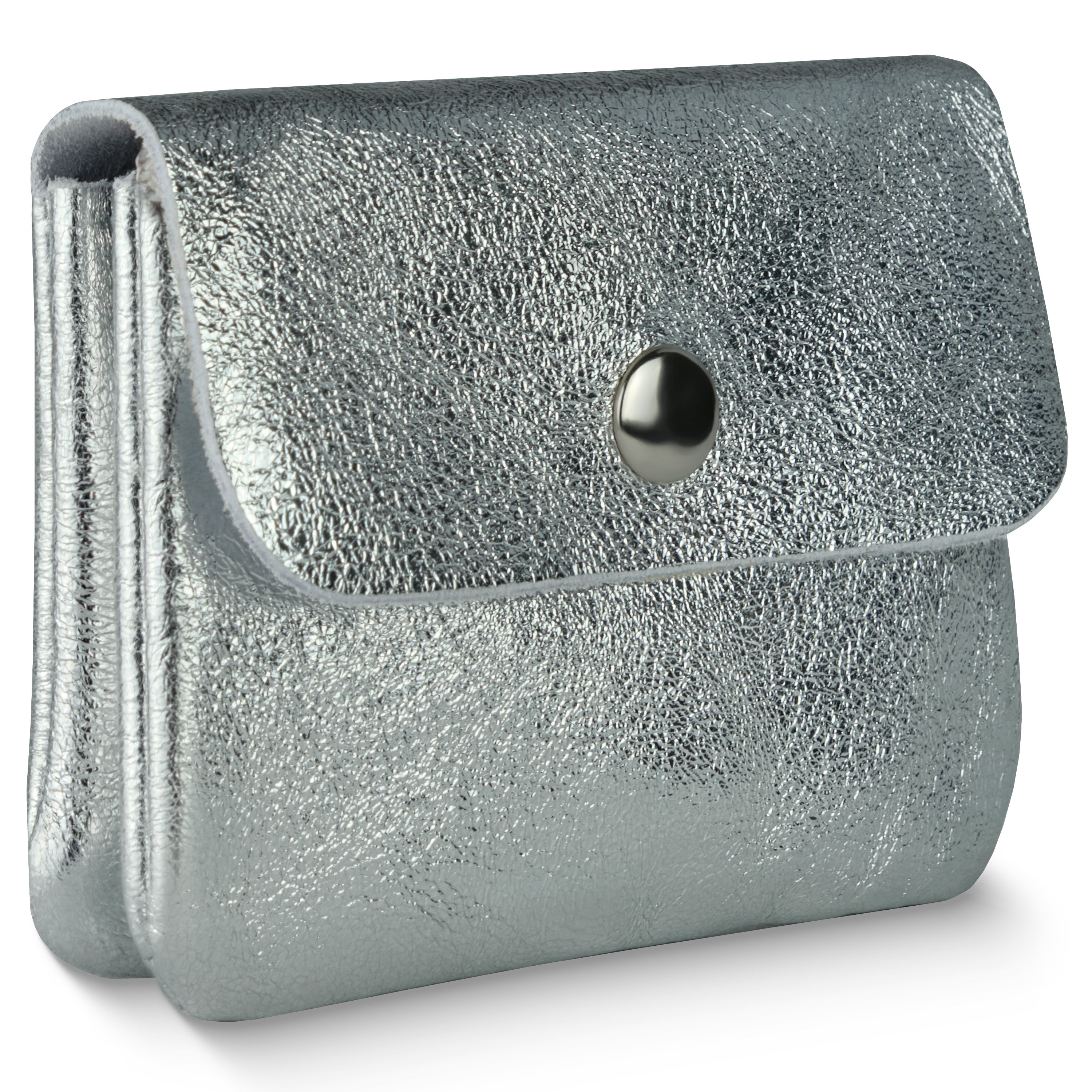 Italian Genuine Metallic Suede Wallet 000350