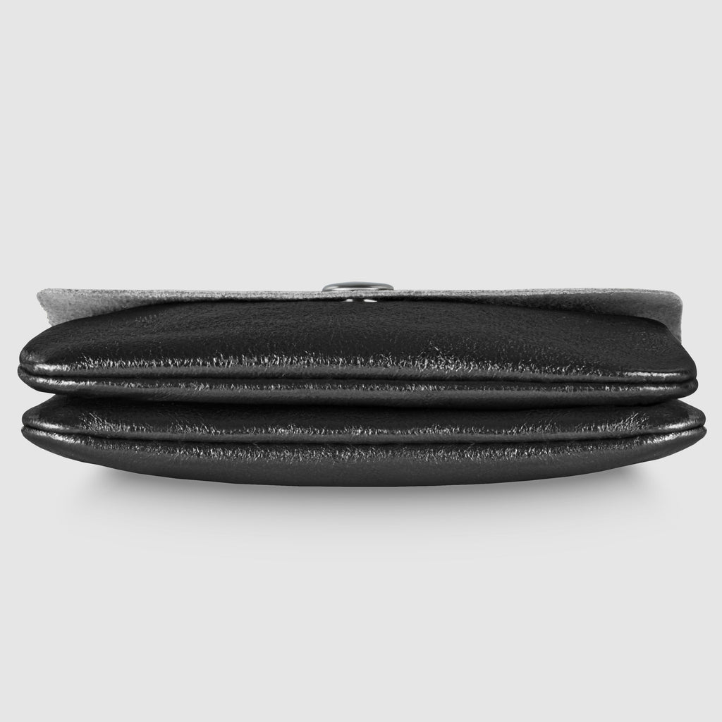 Italian Genuine Metallic Suede Wallet 000350