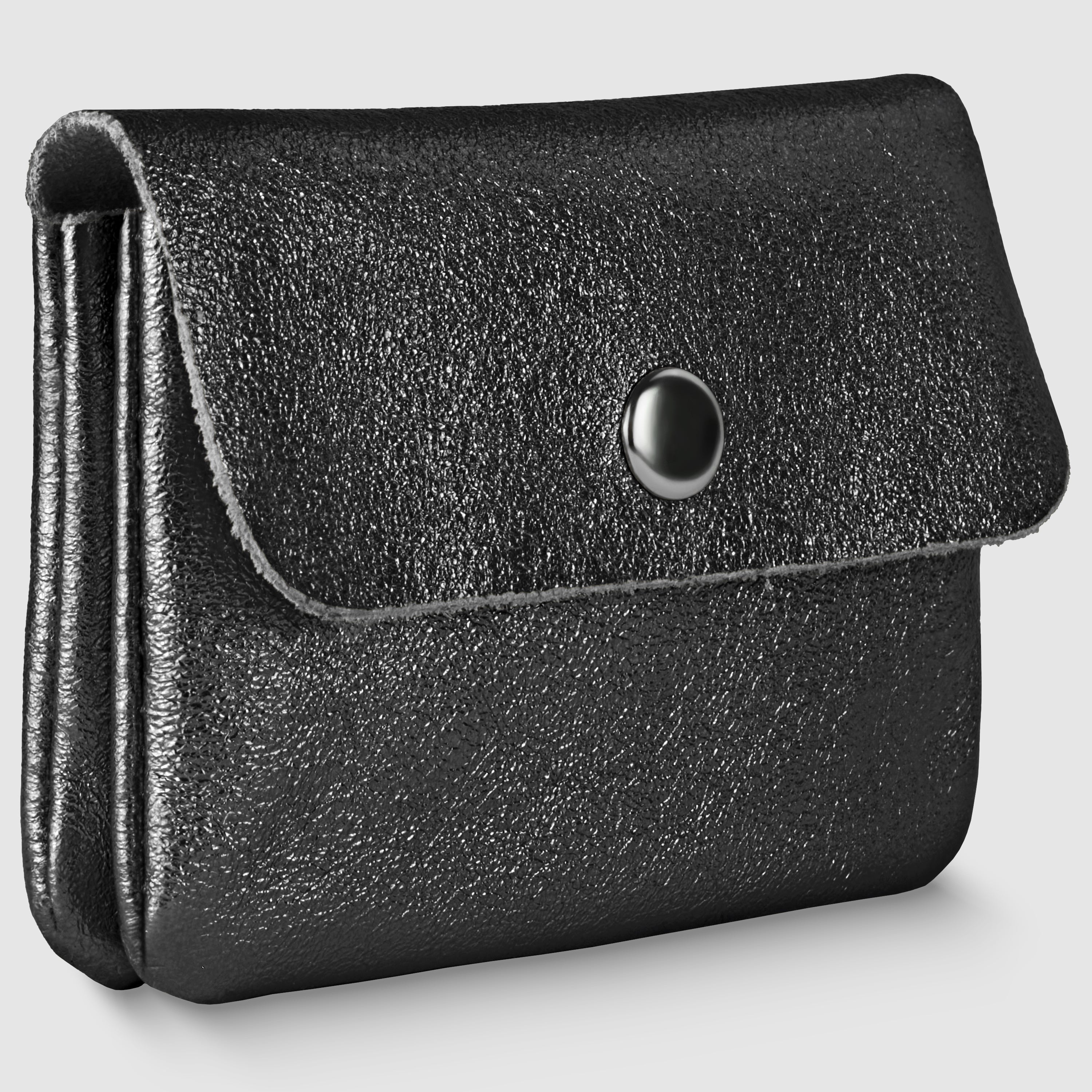 Italian Genuine Metallic Suede Wallet 000350