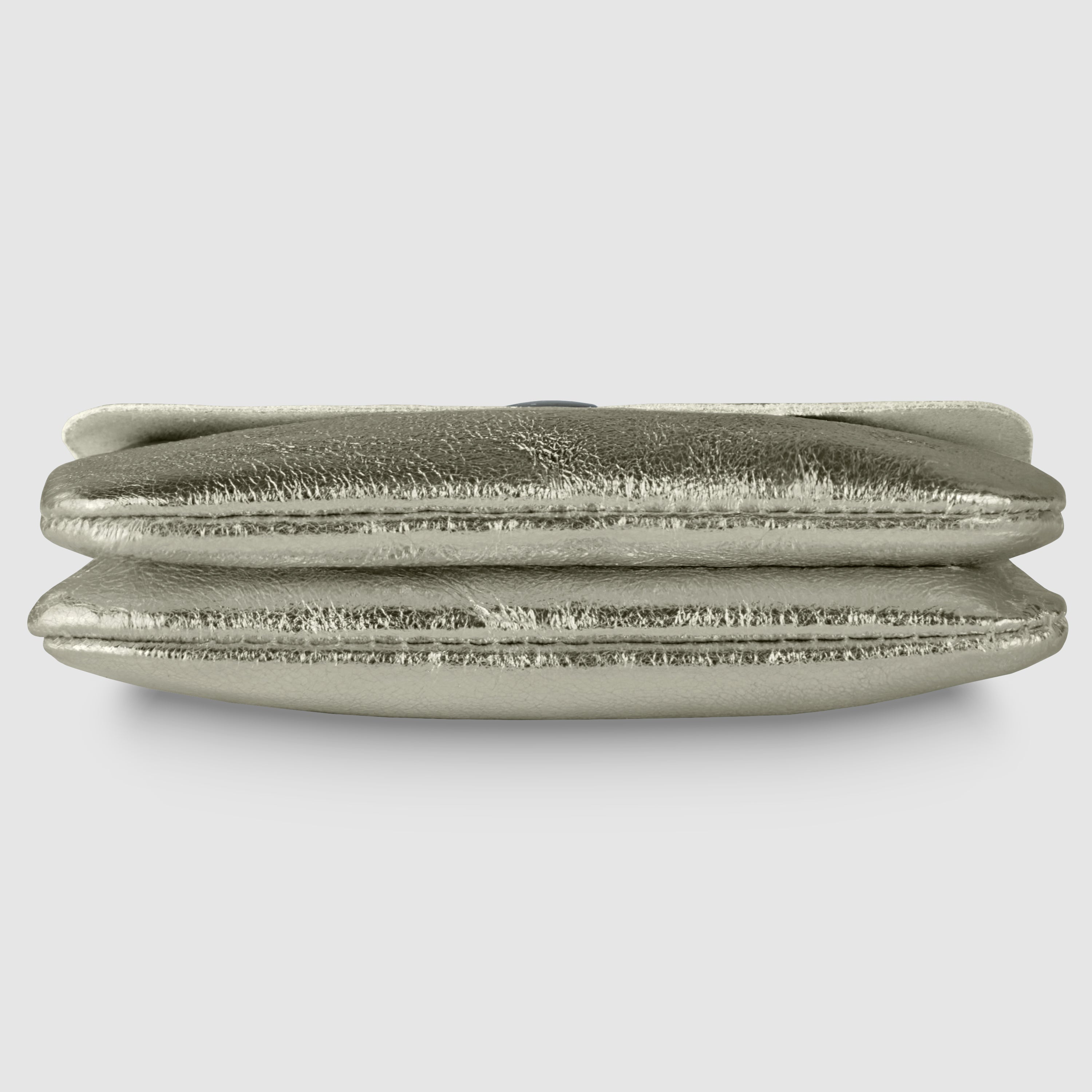 Italian Genuine Metallic Suede Wallet 000350
